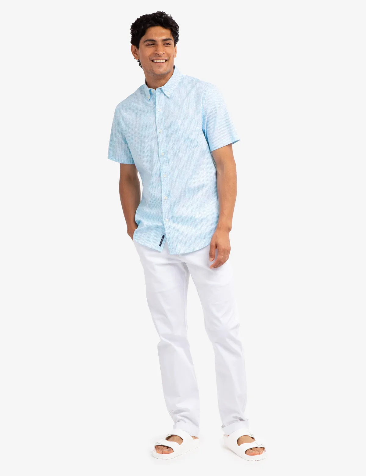 SHORT SLEEVE POPLIN PRINTED SHIRT sold by U.S. Polo Assn. product image thumbnail 2