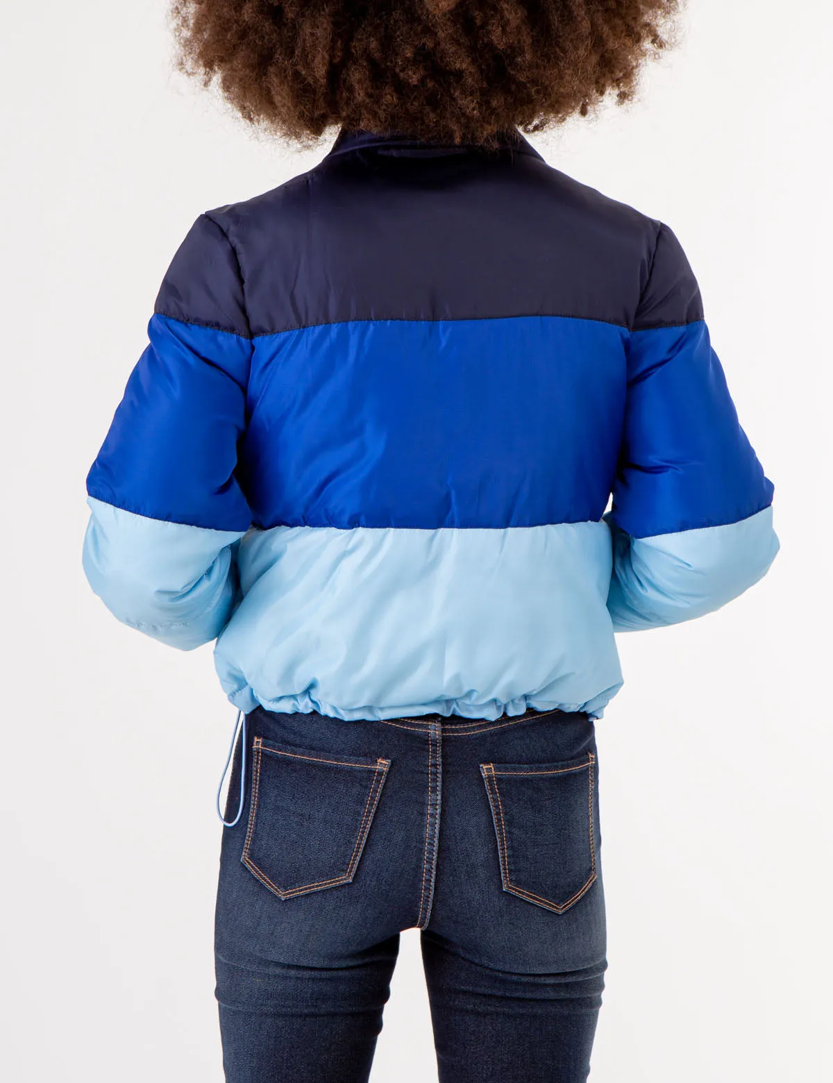 CROPPED COLORBLOCK PUFFER JACKET sold by U.S. Polo Assn. product image thumbnail 4