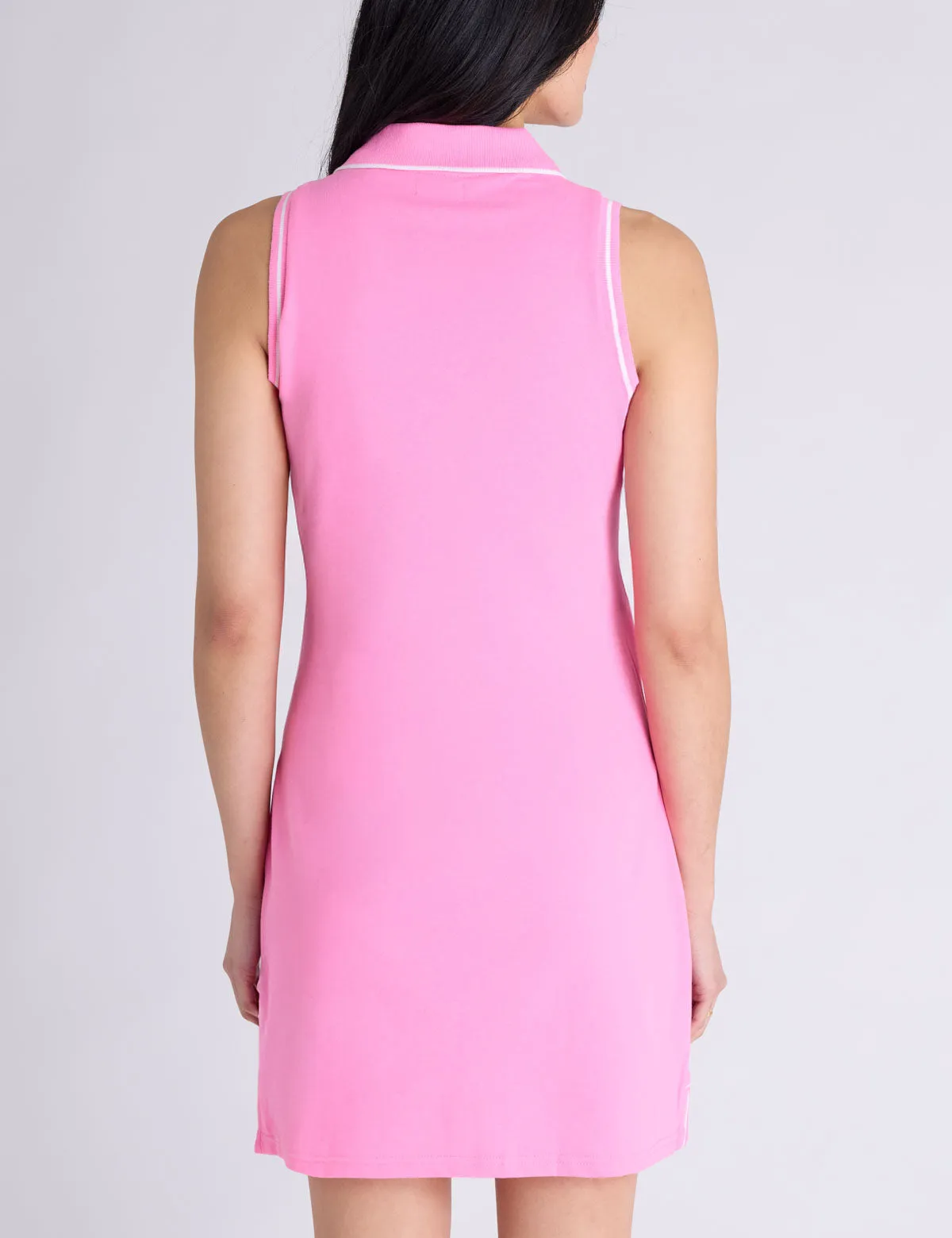 SLEEVELESS SPLIT NECK POLO DRESS sold by U.S. Polo Assn. product image thumbnail 3