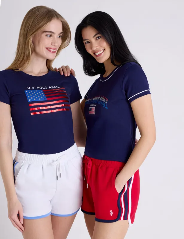 DRAWSTRING DOLPHIN HEM SHORTS made by U.S. Polo Assn.