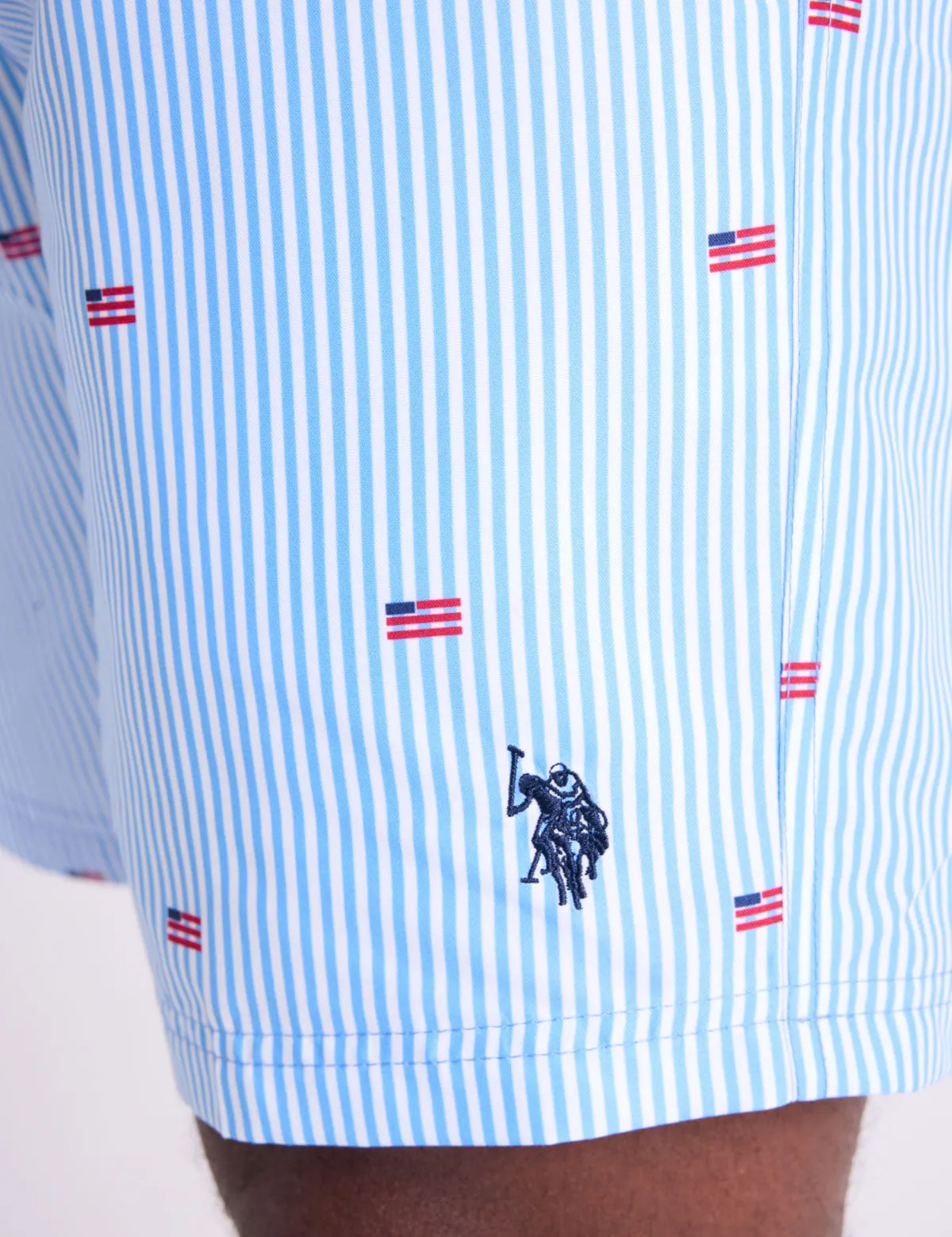 7" FLAG STRIPE SWIM SHORTS sold by U.S. Polo Assn. product image thumbnail 2