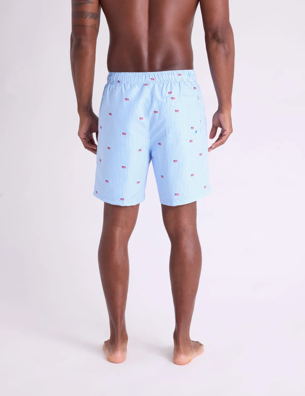 7" FLAG STRIPE SWIM SHORTS sold by U.S. Polo Assn. product image thumbnail 4