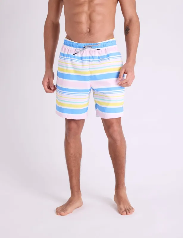 7" MULTISTRIPE SWIM SHORTS sold by U.S. Polo Assn.