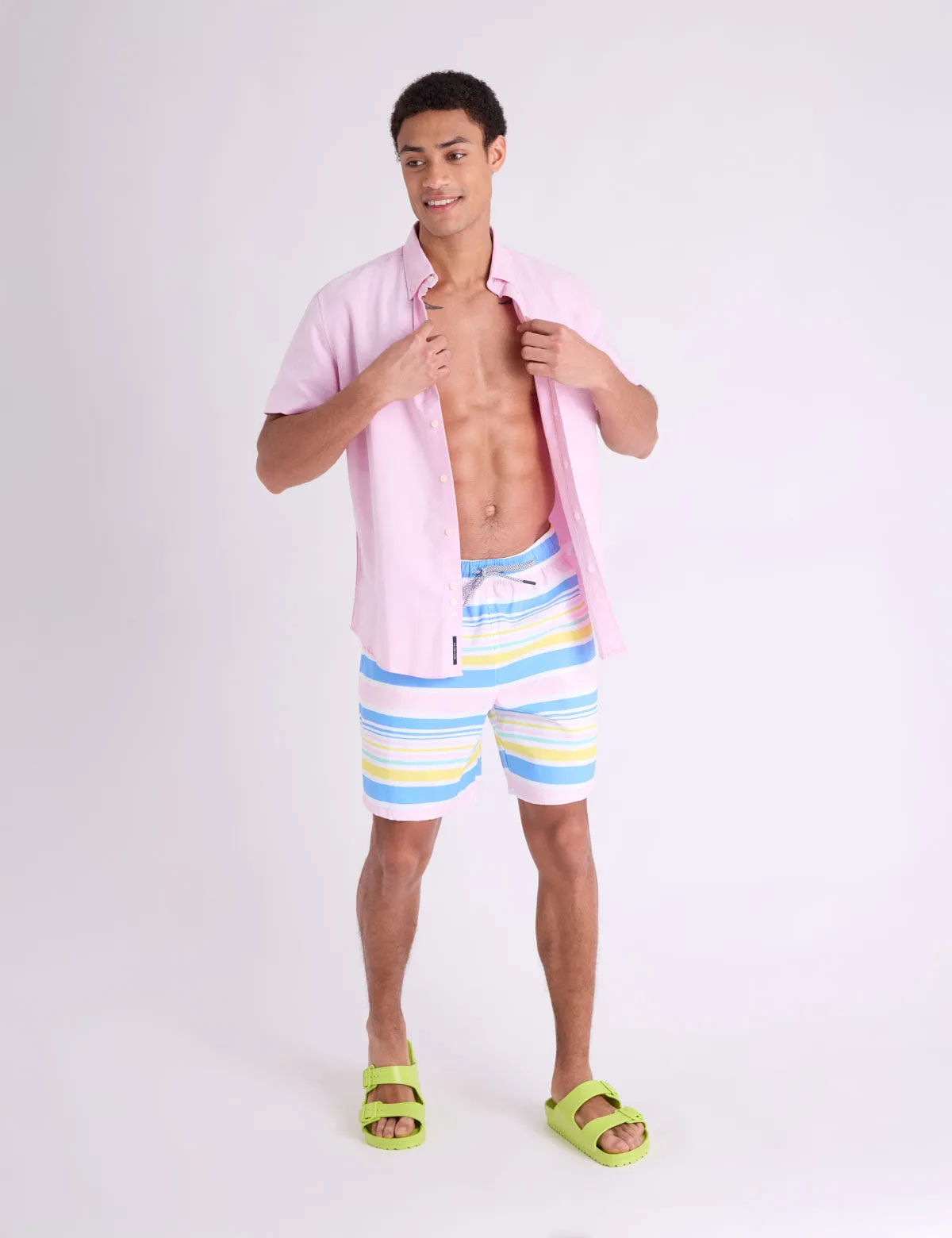 7" MULTISTRIPE SWIM SHORTS sold by U.S. Polo Assn. product image thumbnail 2