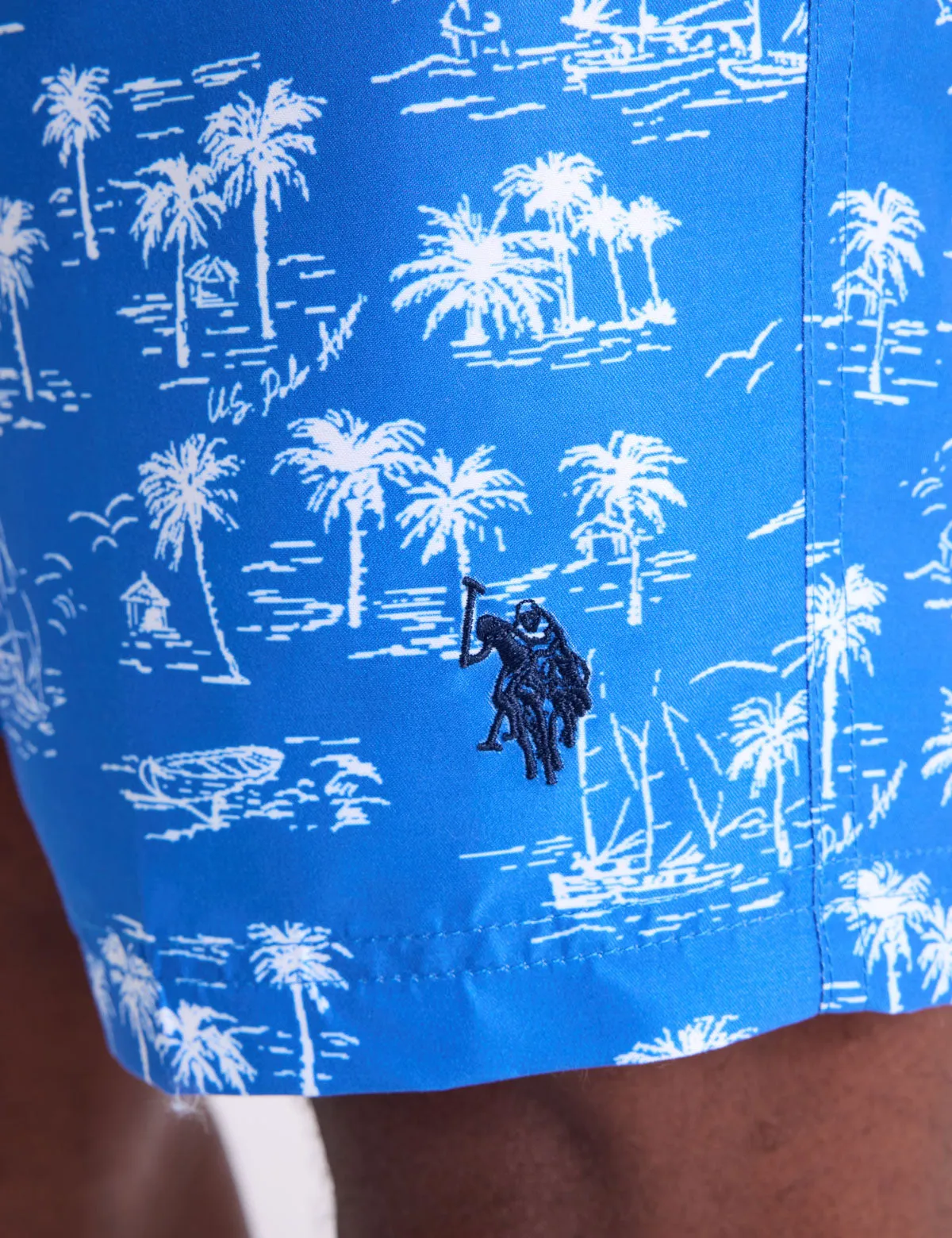 7" PALM TREE PRINT SWIM SHORTS sold by U.S. Polo Assn. product image thumbnail 3