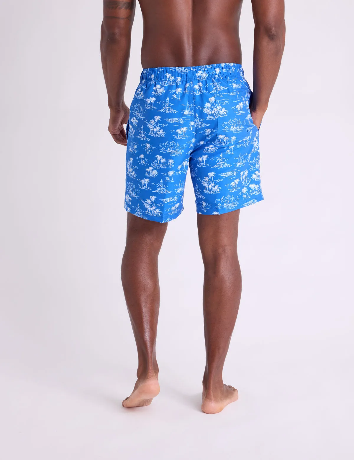 7" PALM TREE PRINT SWIM SHORTS sold by U.S. Polo Assn. product image thumbnail 4