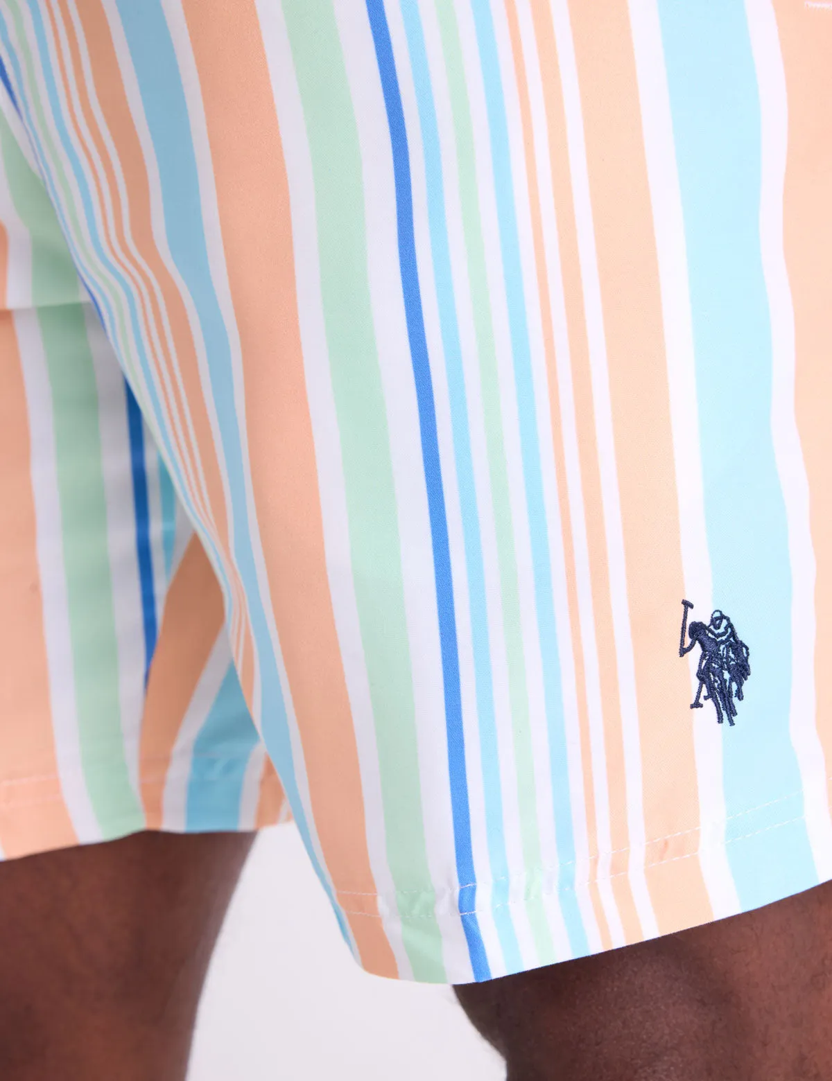 7" MULTISTRIPE SWIM SHORTS sold by U.S. Polo Assn. product image thumbnail 4