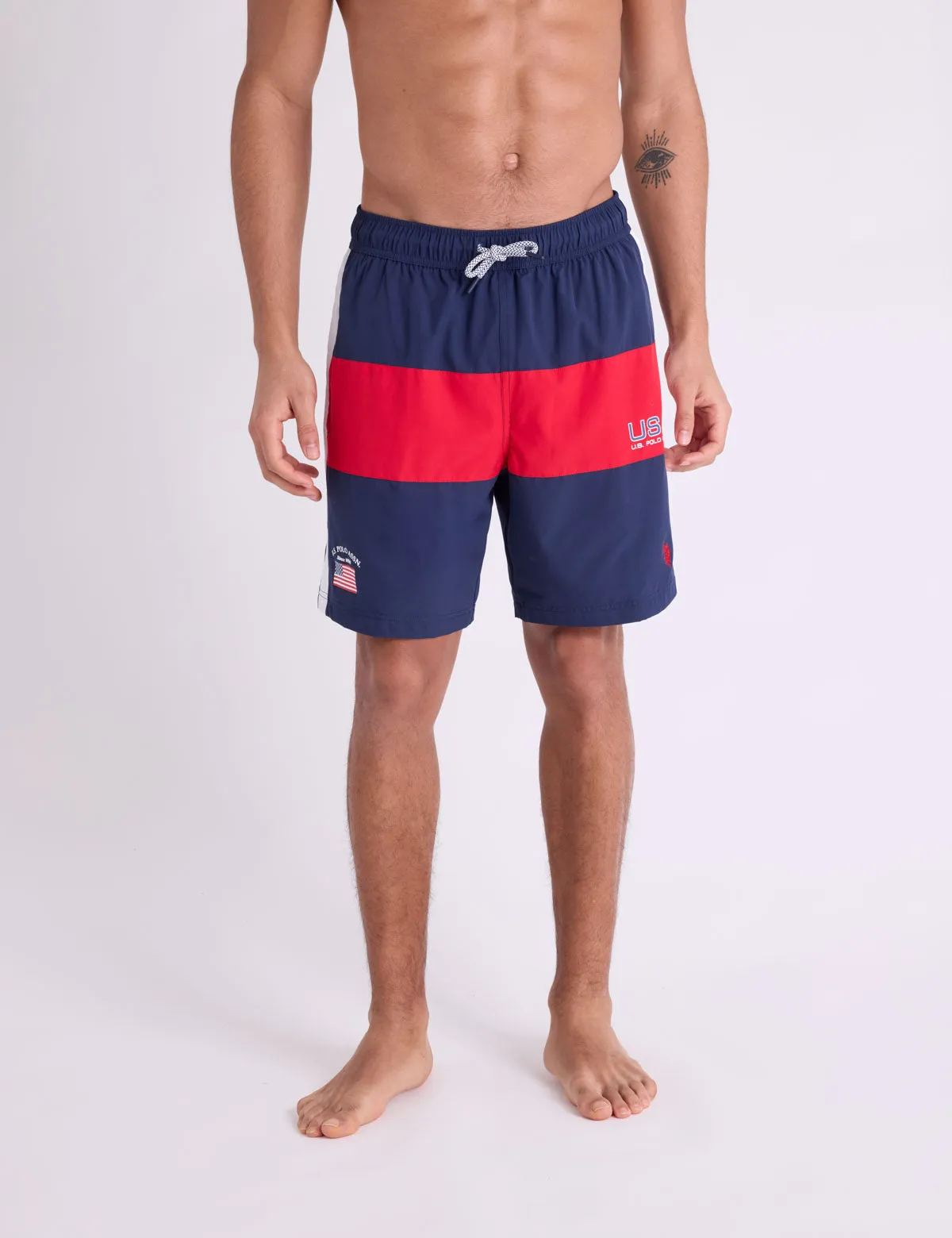 7" USA COLORBLOCK SWIM SHORTS sold by U.S. Polo Assn. product image thumbnail 3
