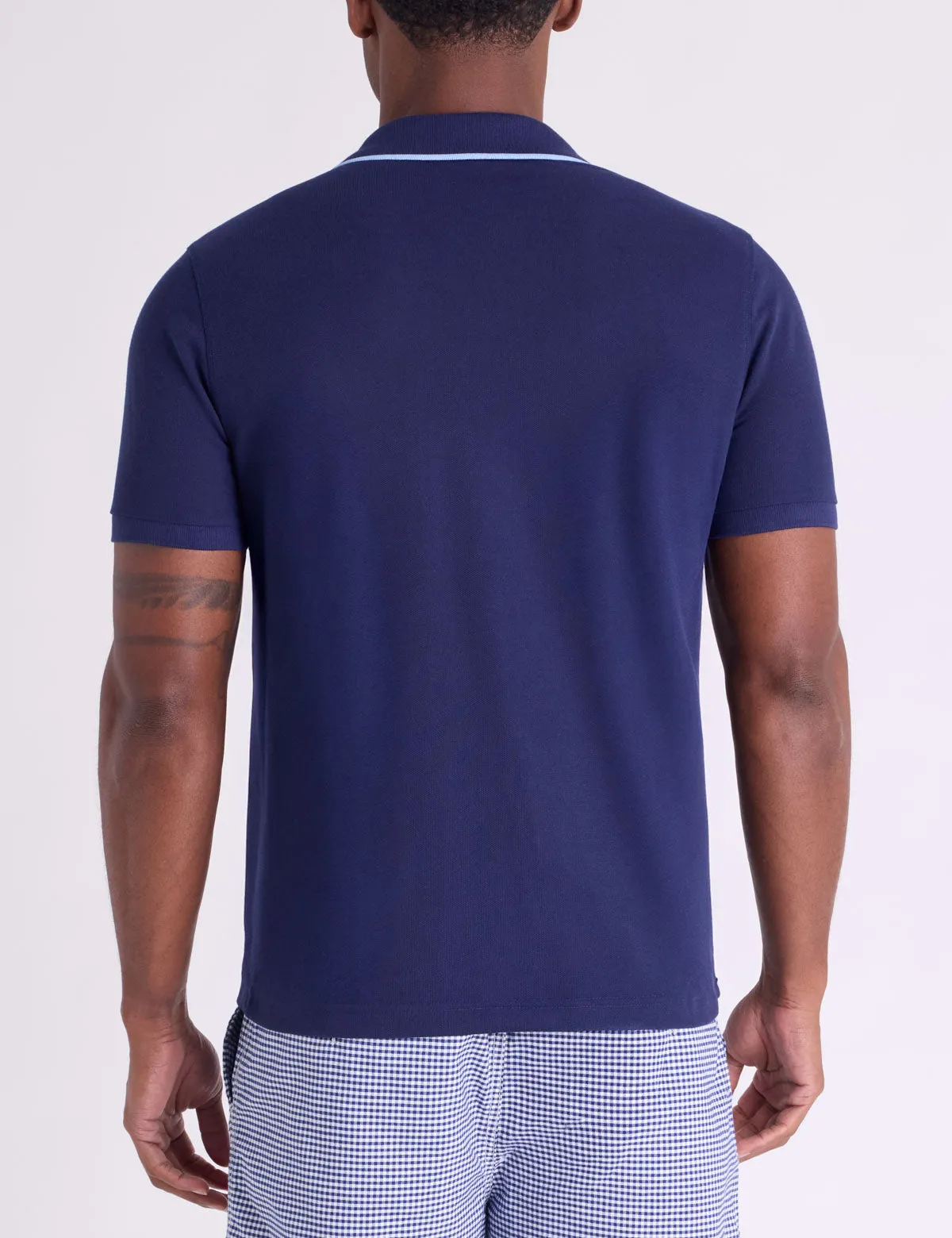 JOHNNY COLLAR PIQUE POLO SHIRT WITH RIB BAND sold by U.S. Polo Assn. product image thumbnail 4