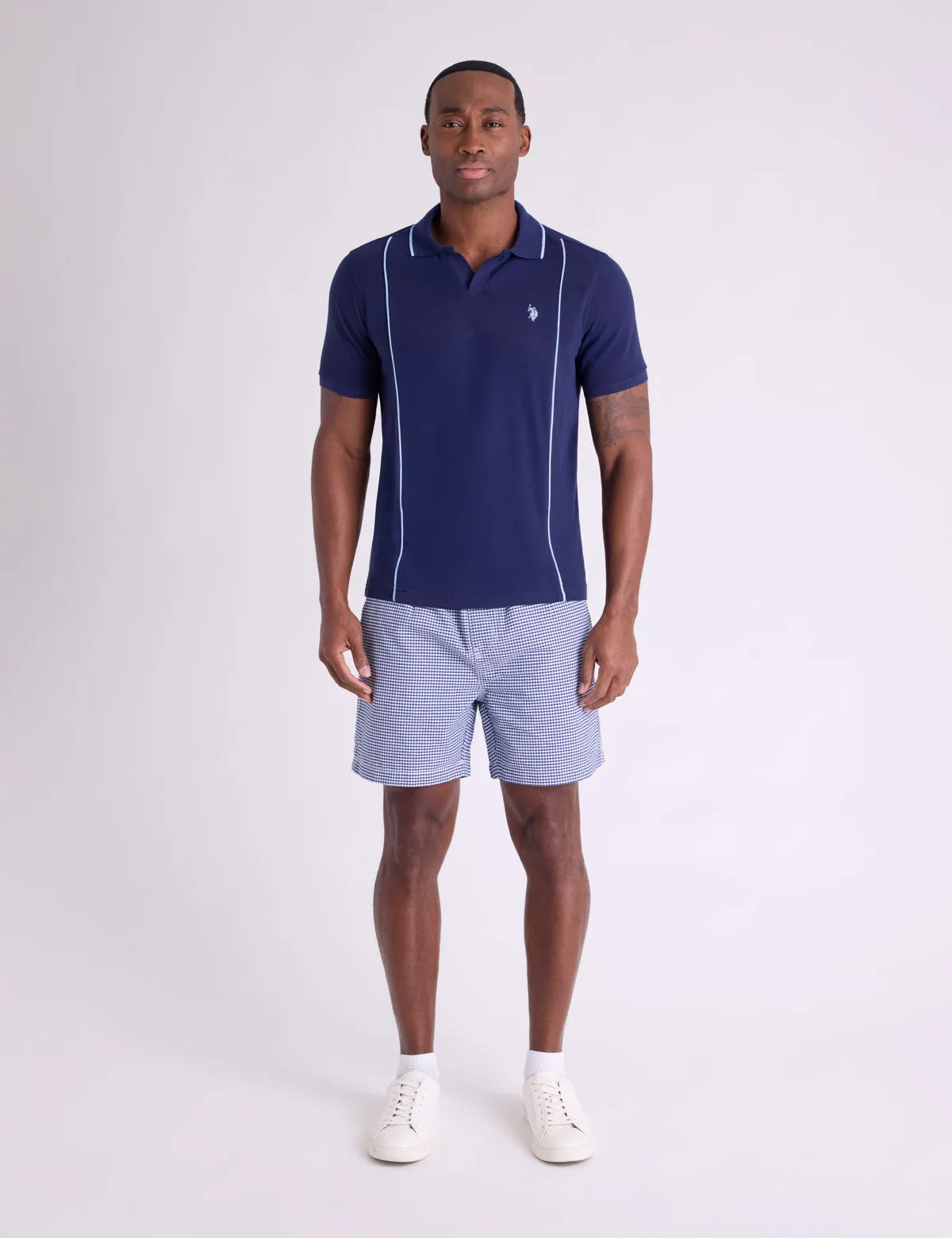 JOHNNY COLLAR PIQUE POLO SHIRT WITH RIB BAND sold by U.S. Polo Assn. product image thumbnail 2