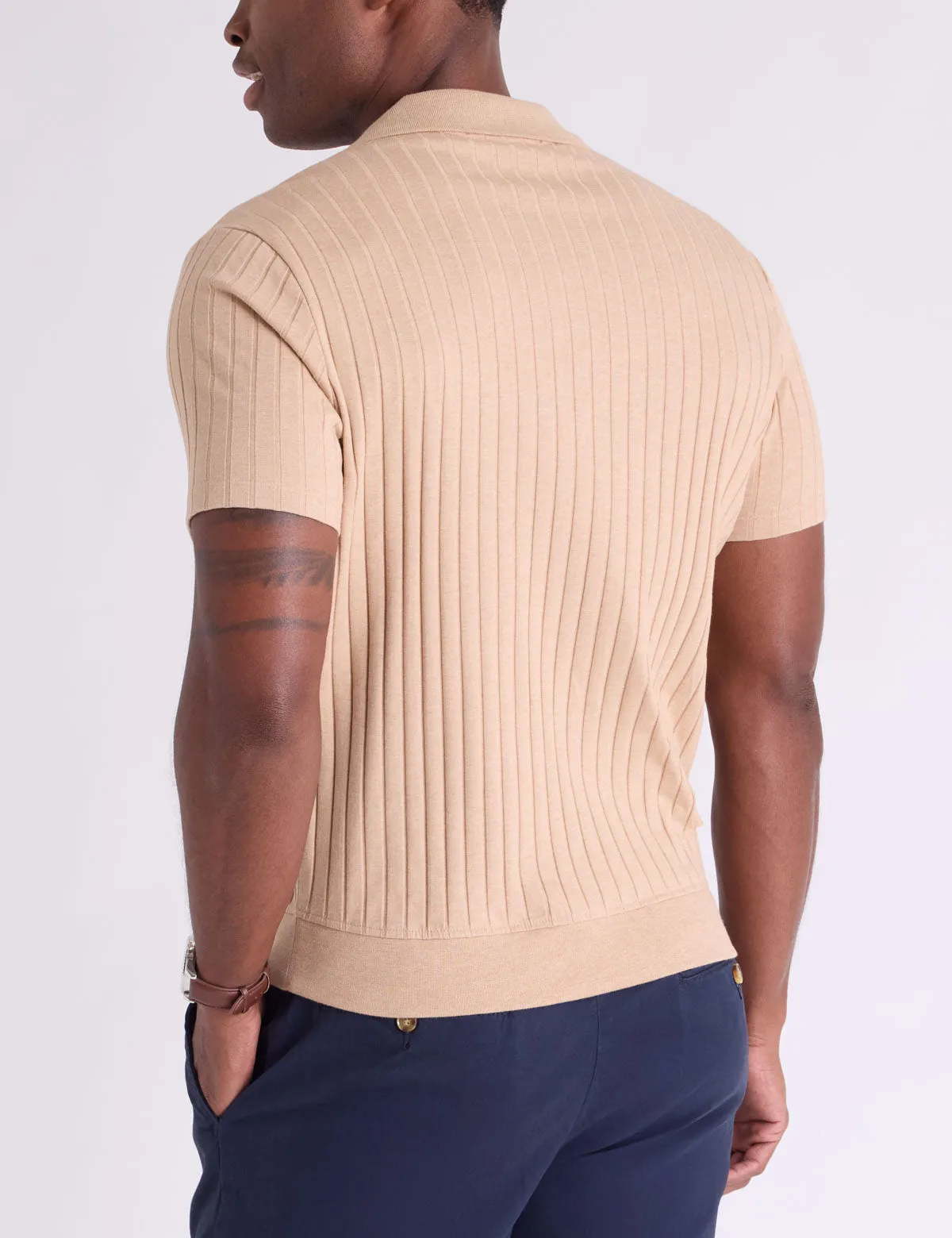 JOHNNY COLLAR WIDE RIB JERSEY POLO SHIRT sold by U.S. Polo Assn. product image thumbnail 5