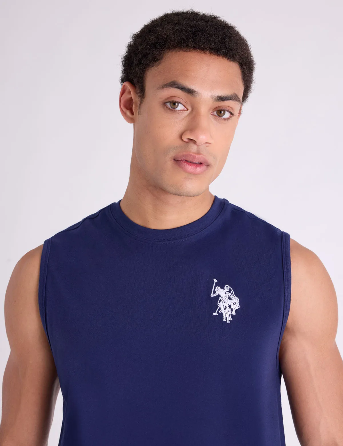 SOLID BIG DHM MUSCLE TANK sold by U.S. Polo Assn. product image thumbnail 3