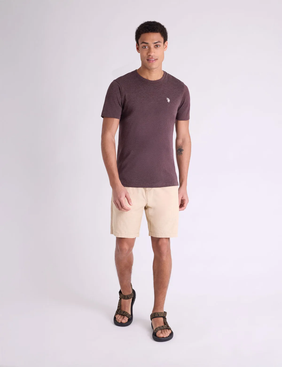 SOLID CREW NECK T-SHIRT sold by U.S. Polo Assn. product image thumbnail 2