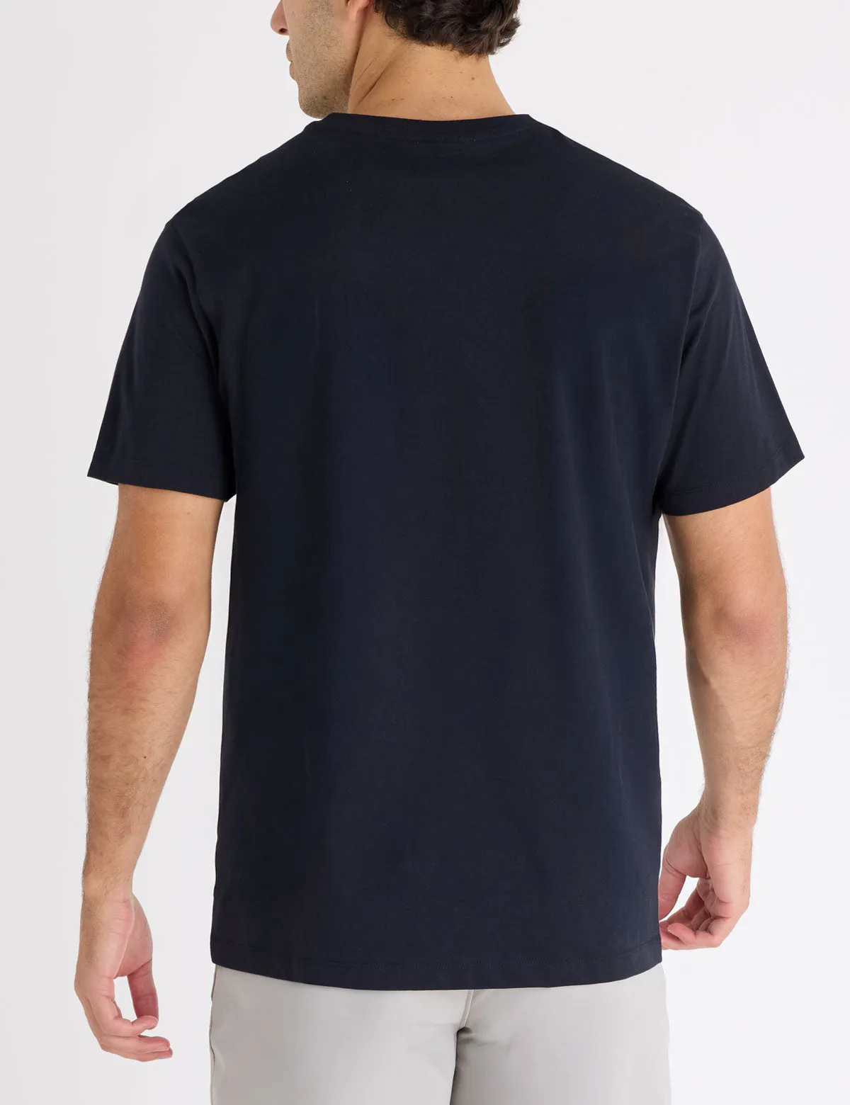 FLAG EMBOSSED WORDMARK PRINTED JERSEY T-SHIRT sold by U.S. Polo Assn. product image thumbnail 4