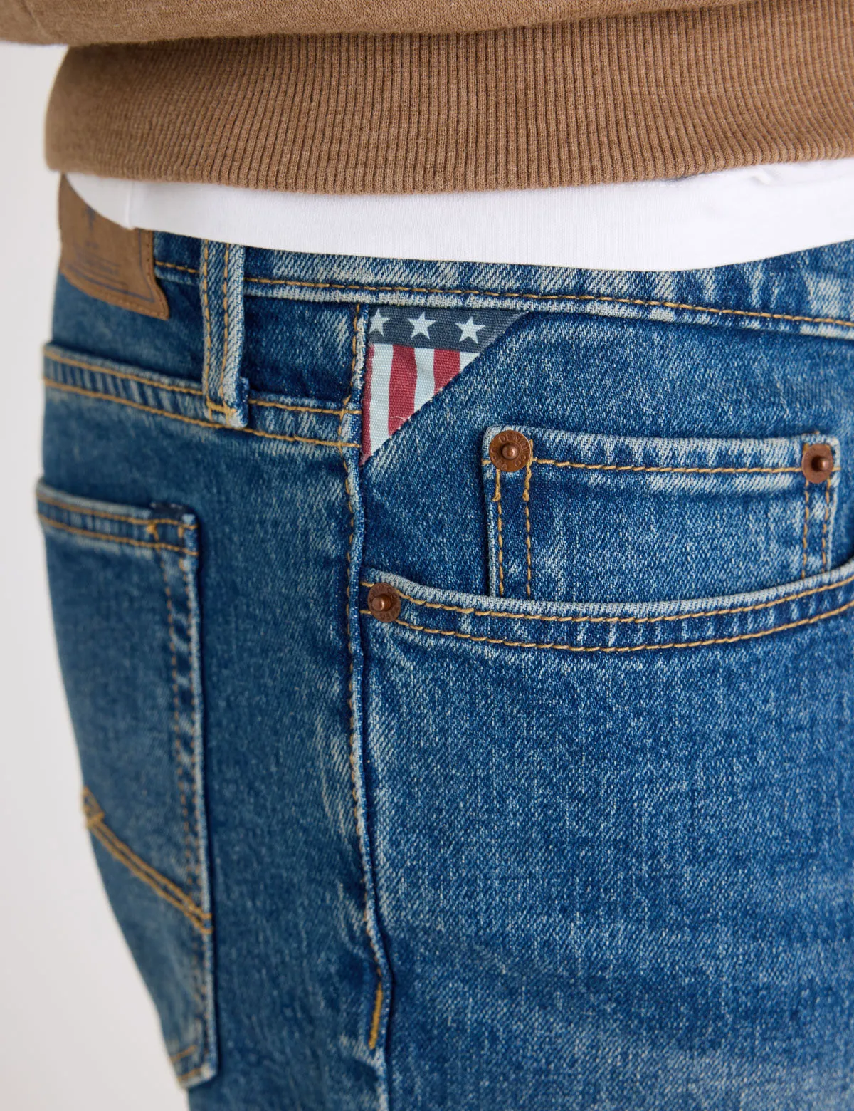5 POCKET 9" CUFFED DENIM SHORTS sold by U.S. Polo Assn. product image thumbnail 4