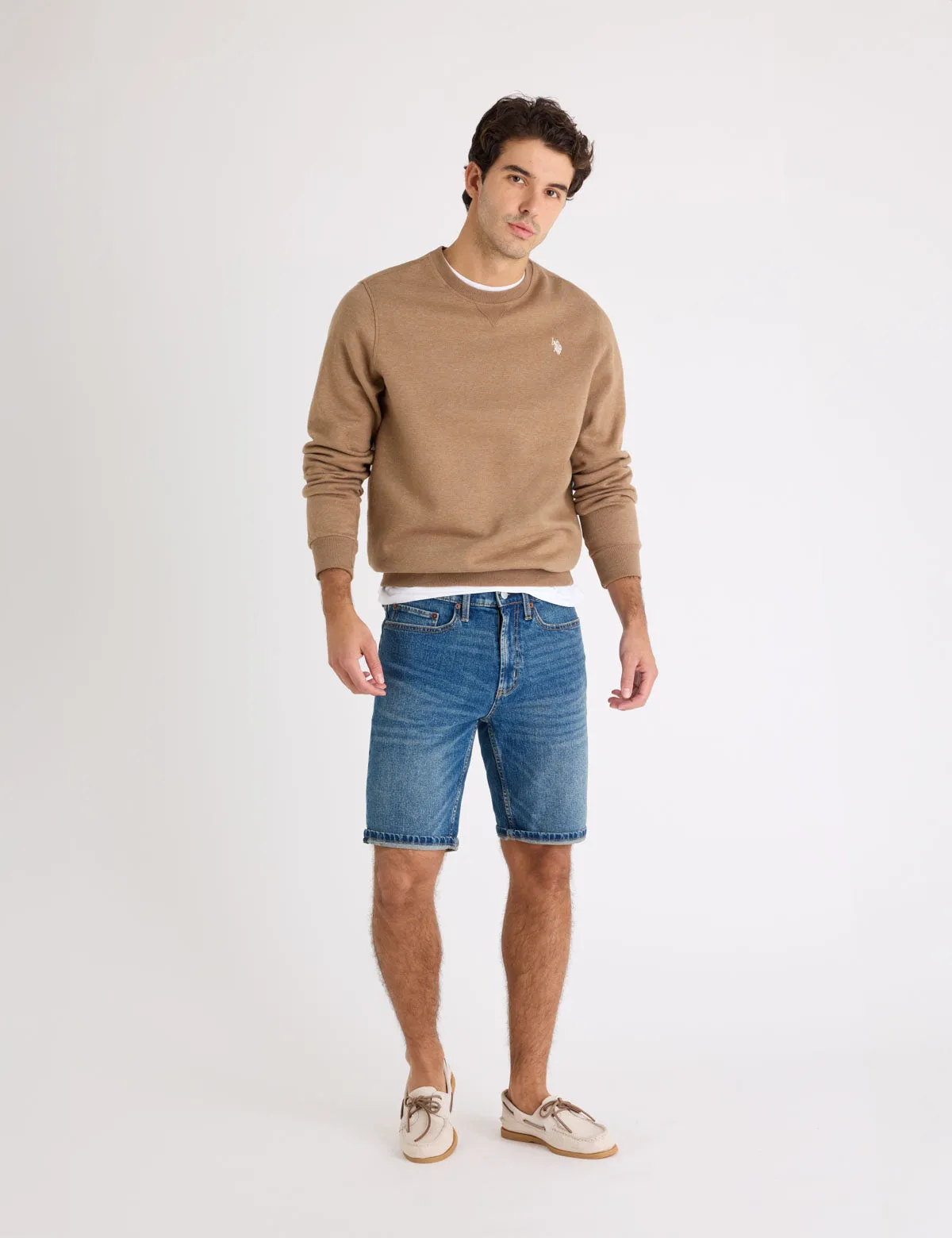 5 POCKET 9" CUFFED DENIM SHORTS sold by U.S. Polo Assn. product image thumbnail 2