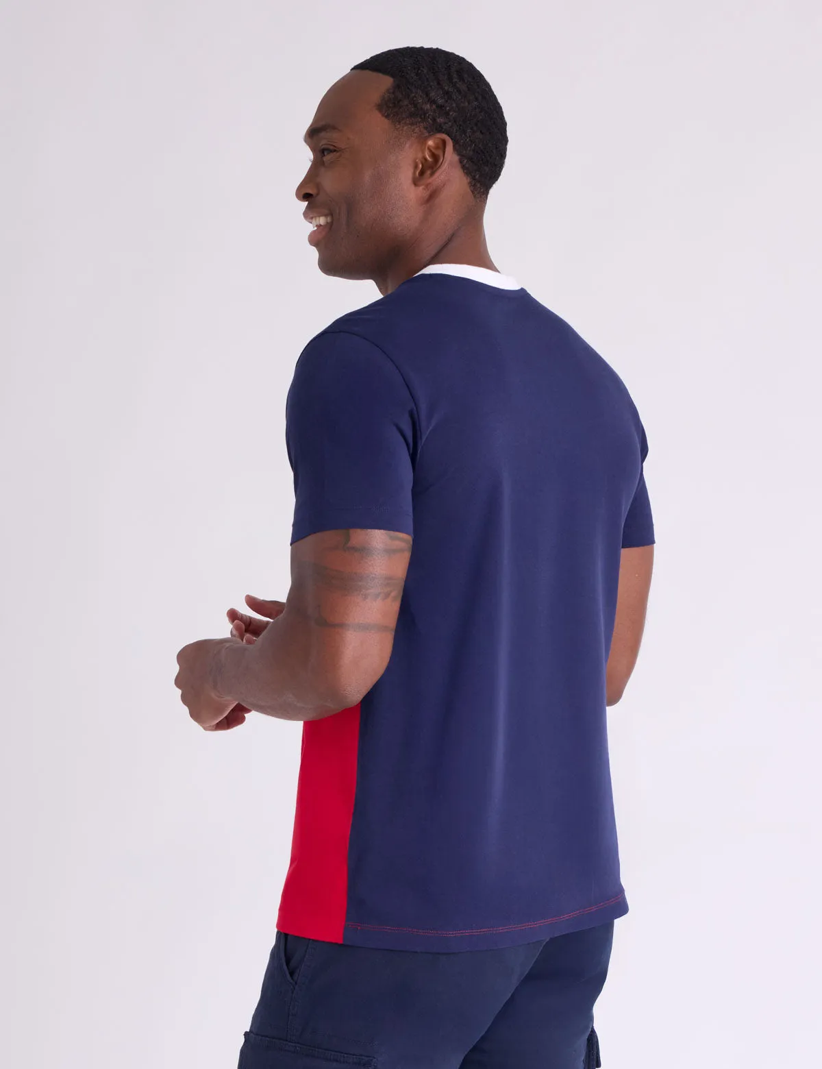 USA COLORBLOCK AMERICANA JERSEY T-SHIRT sold by U.S. Polo Assn. product image thumbnail 4