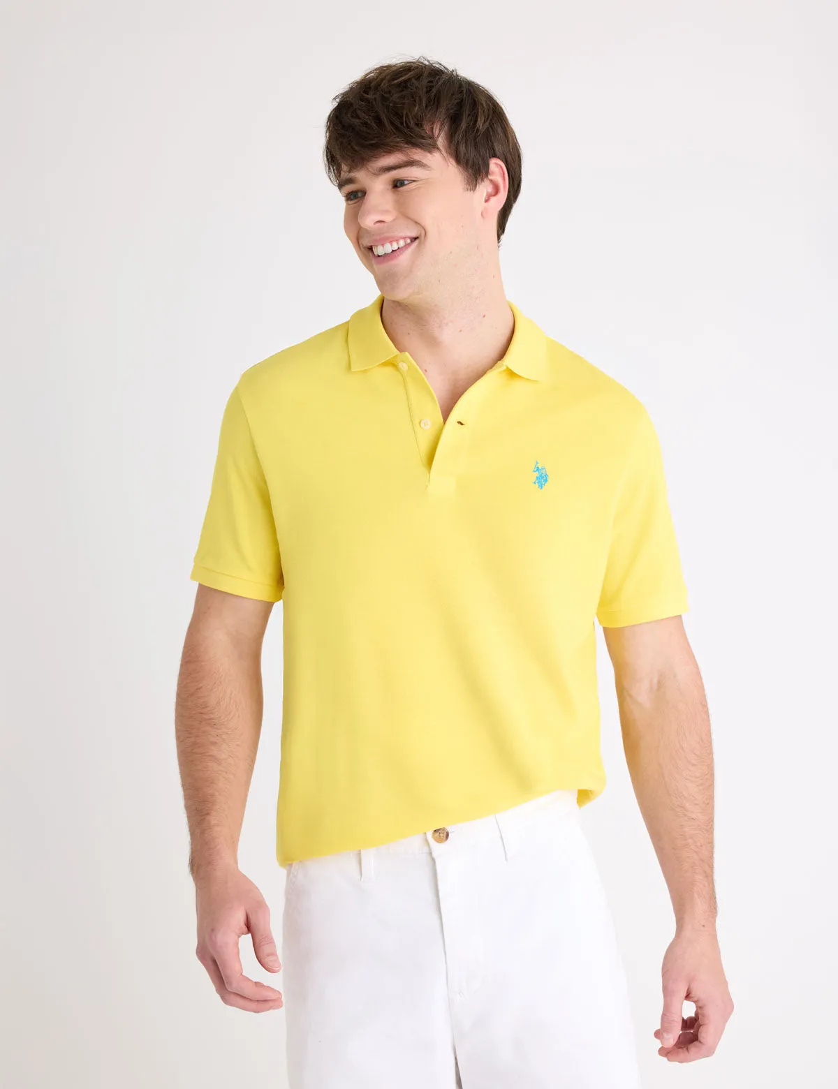 SOLID PIQUE SMALL LOGO POLO SHIRT sold by U.S. Polo Assn. product image thumbnail 5