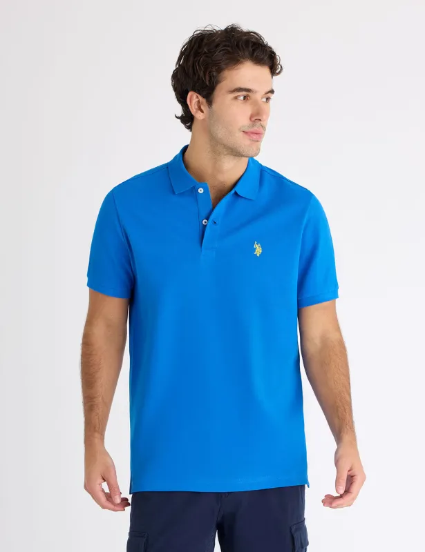 SOLID PIQUE SMALL LOGO POLO SHIRT made by U.S. Polo Assn.
