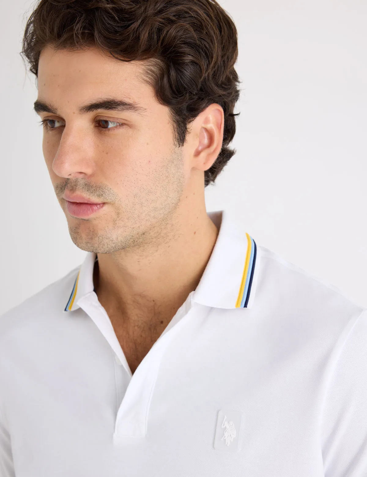 RAISED TIPPED SIGNATURE STRIPE POLO SHIRT sold by U.S. Polo Assn. product image thumbnail 3