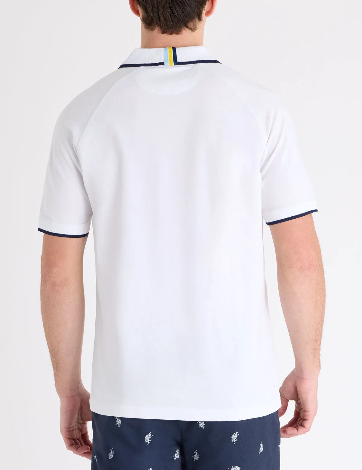 QUARTER ZIP RAGLAN SLEEVE POLO SHIRT sold by U.S. Polo Assn. product image thumbnail 4