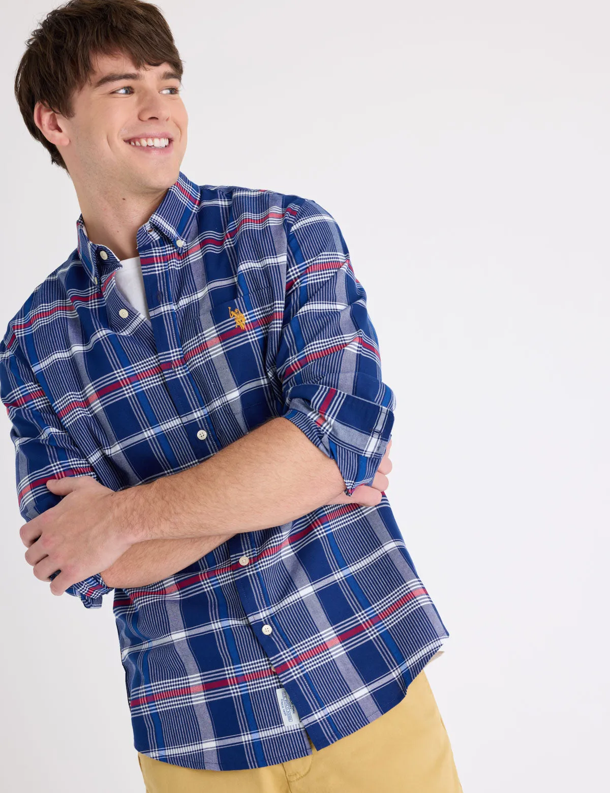 LONG SLEEVE PLAID OXFORD SHIRT sold by U.S. Polo Assn. product image thumbnail 2