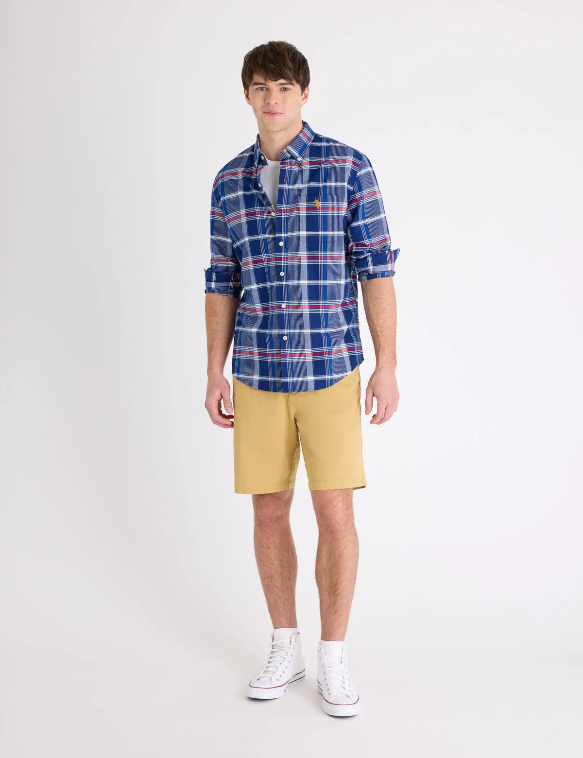 LONG SLEEVE PLAID OXFORD SHIRT sold by U.S. Polo Assn. product image thumbnail 3
