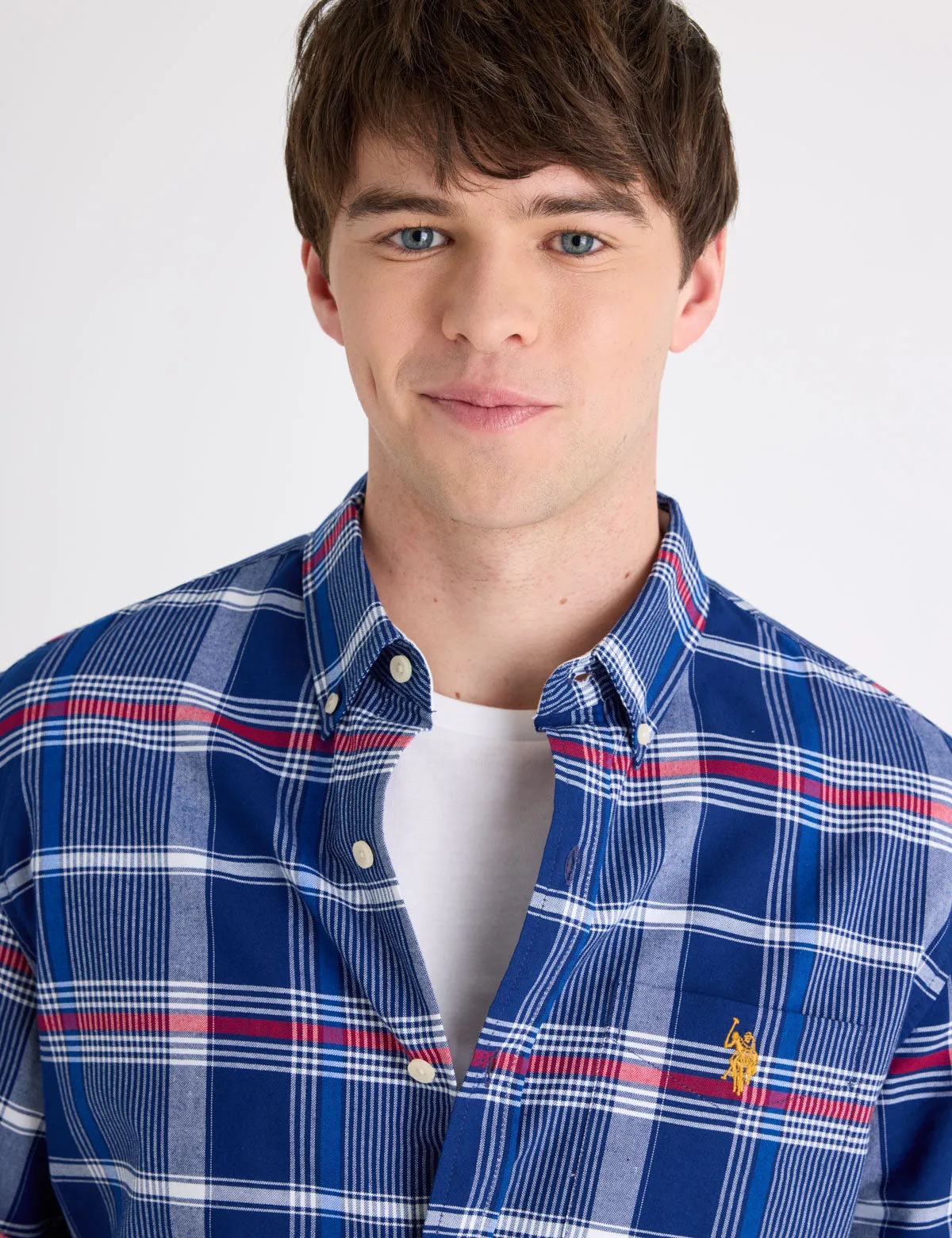 LONG SLEEVE PLAID OXFORD SHIRT sold by U.S. Polo Assn. product image thumbnail 4