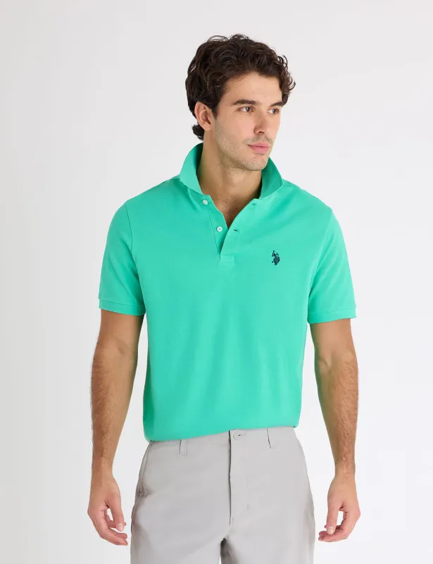 SOLID PIQUE SMALL LOGO POLO SHIRT made by U.S. Polo Assn.