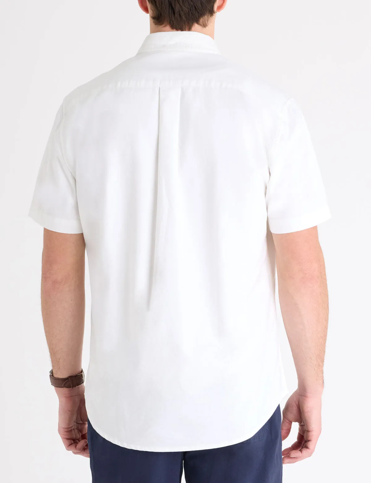 SHORT SLEEVE SIGNATURE STRIPE OXFORD SHIRT sold by U.S. Polo Assn. product image thumbnail 4