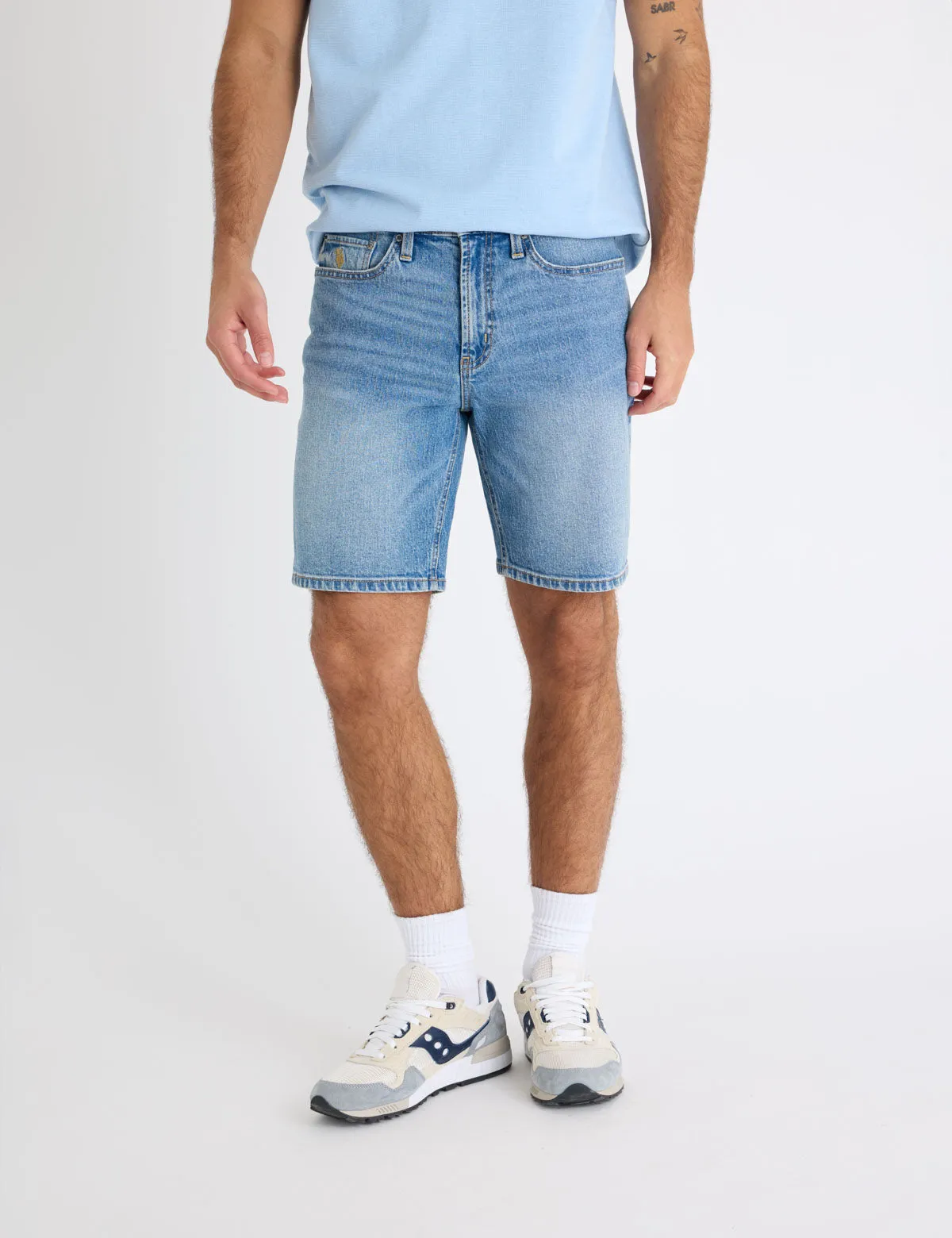 5 POCKET SLIM STRAIGHT 9.5" DENIM SHORTS sold by U.S. Polo Assn.
