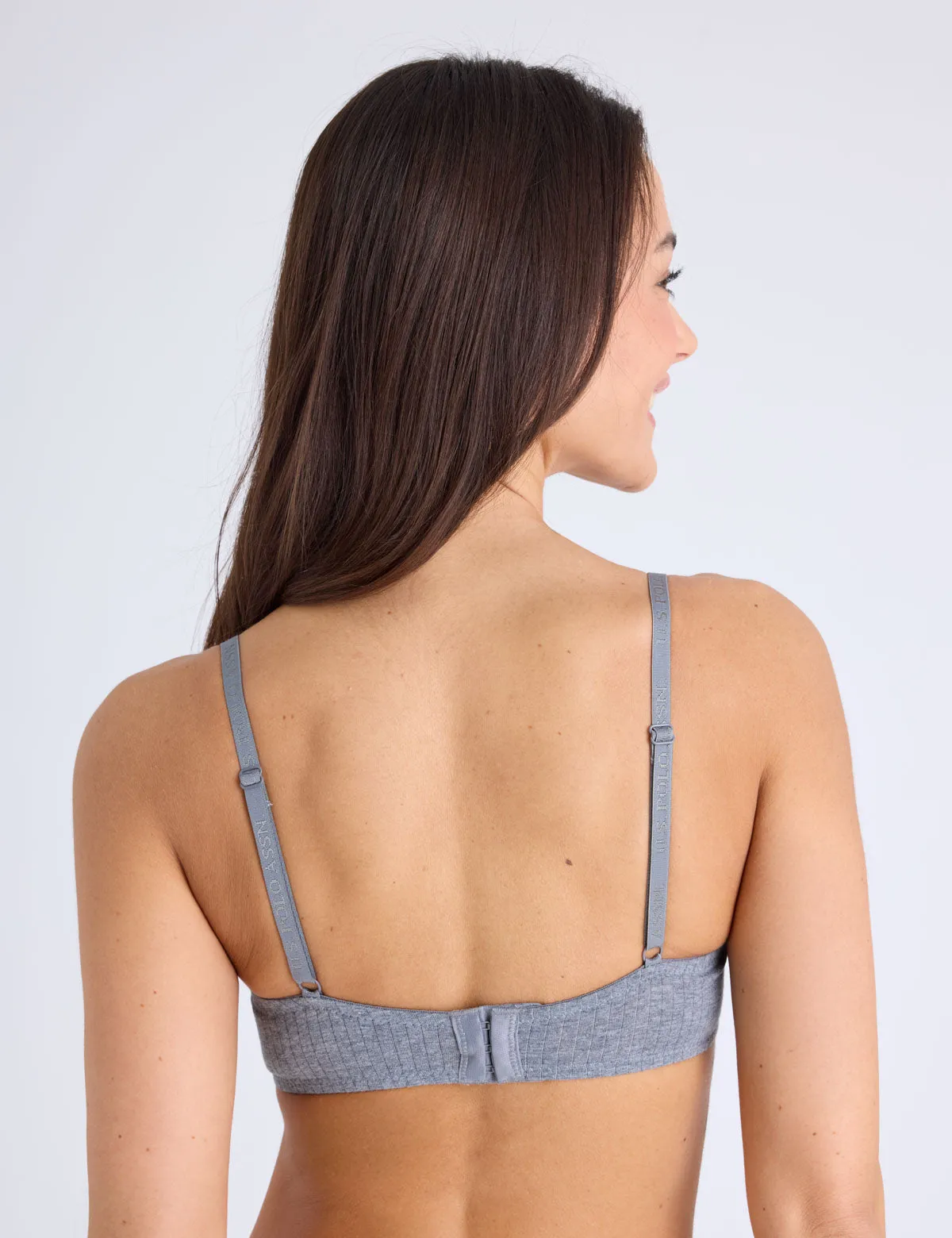 3PK COTTON RIBBED BRAS sold by U.S. Polo Assn. product image thumbnail 3