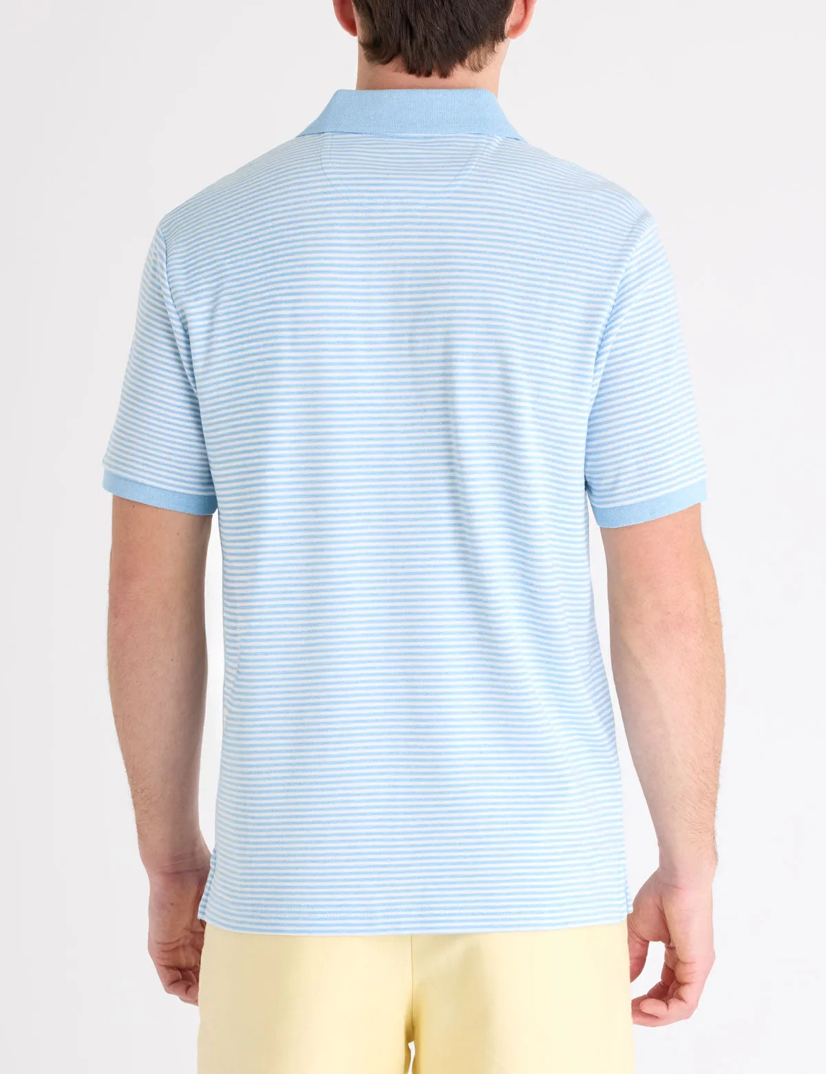 YARN DYE STRIPE INTERLOCK POLO SHIRT sold by U.S. Polo Assn. product image thumbnail 4