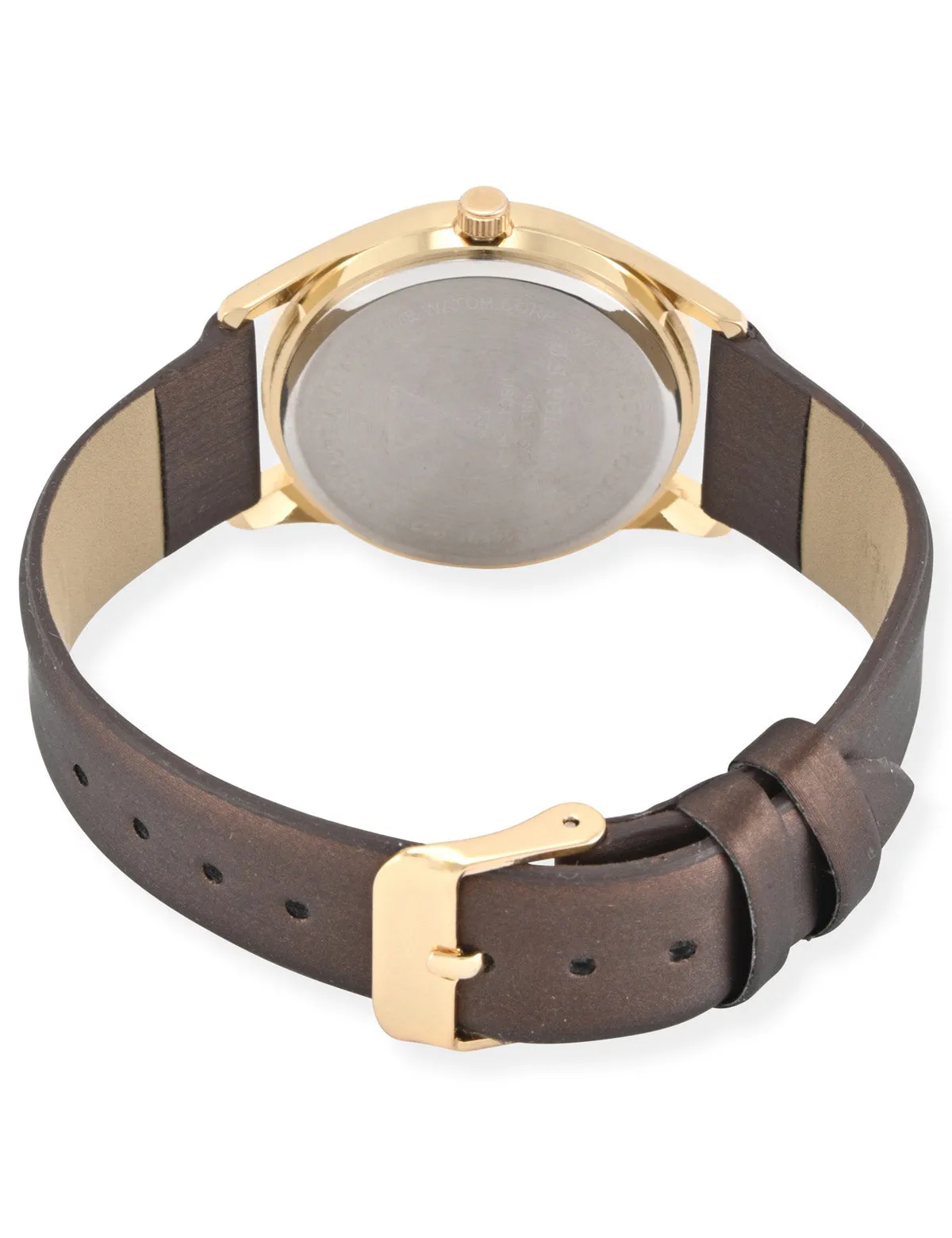 LADIES BROWN STRAP WATCH WITH GOLD ACCENT sold by U.S. Polo Assn. product image thumbnail 3