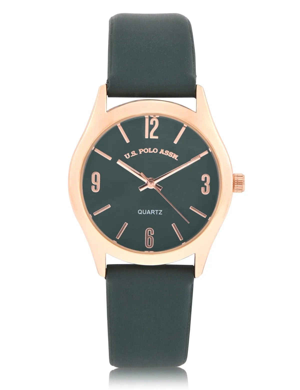LADIES GREEN STRAP WATCH WITH GOLD ACCENT sold by U.S. Polo Assn.