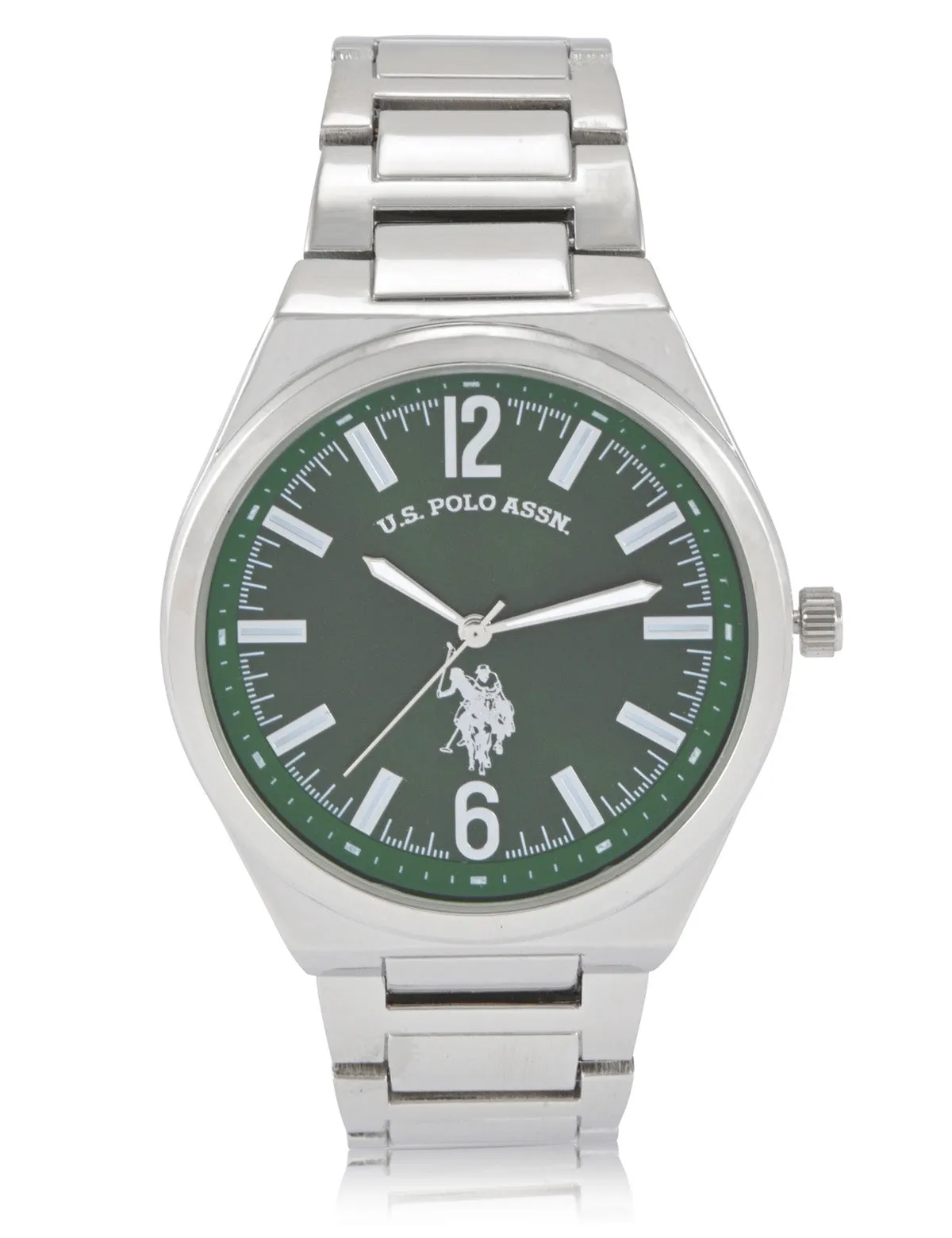 HIS AND HERS SILVER LINK WATCH SET sold by U.S. Polo Assn. product image thumbnail 3