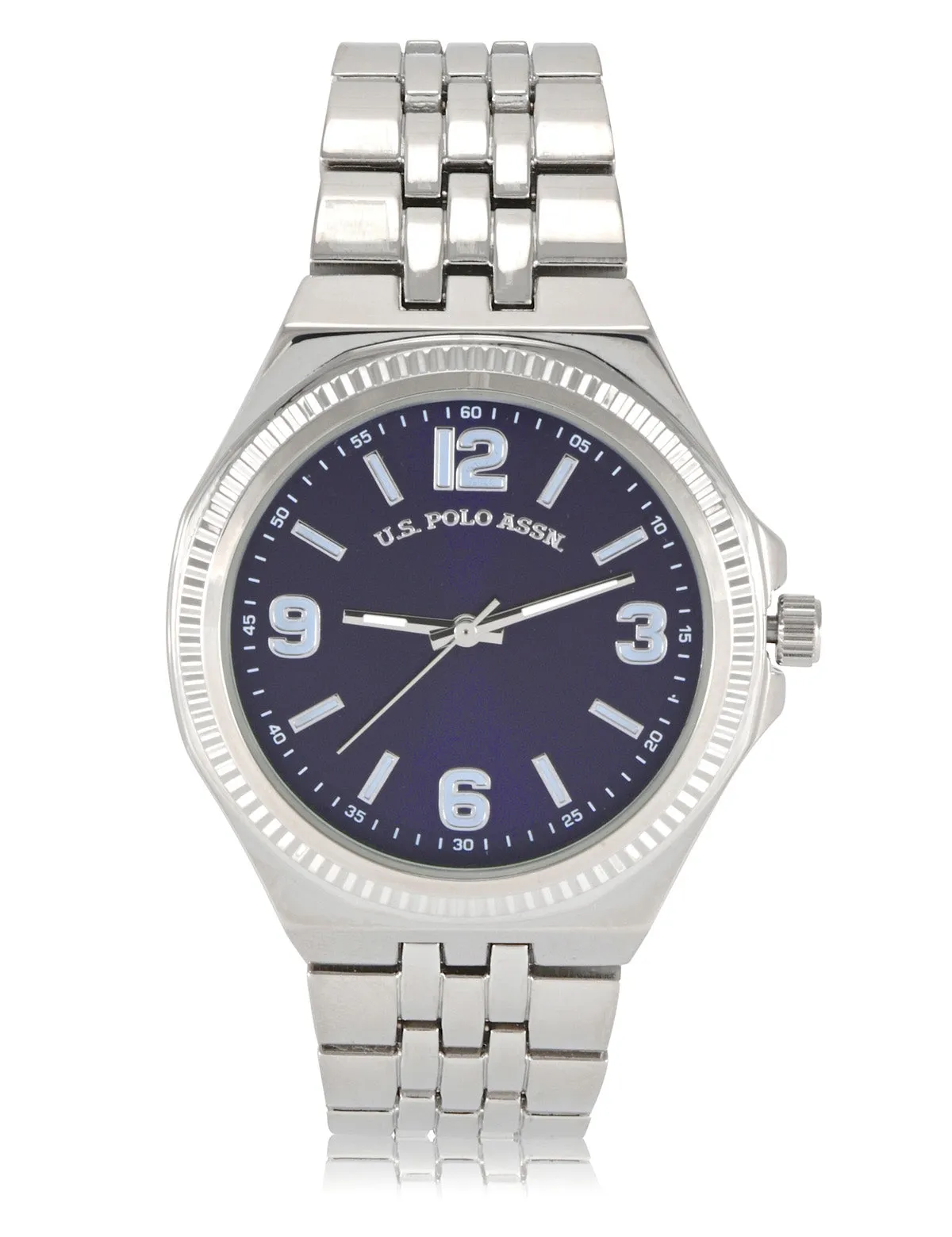 HIS AND HERS SILVER LINK WATCH SET sold by U.S. Polo Assn. product image thumbnail 2