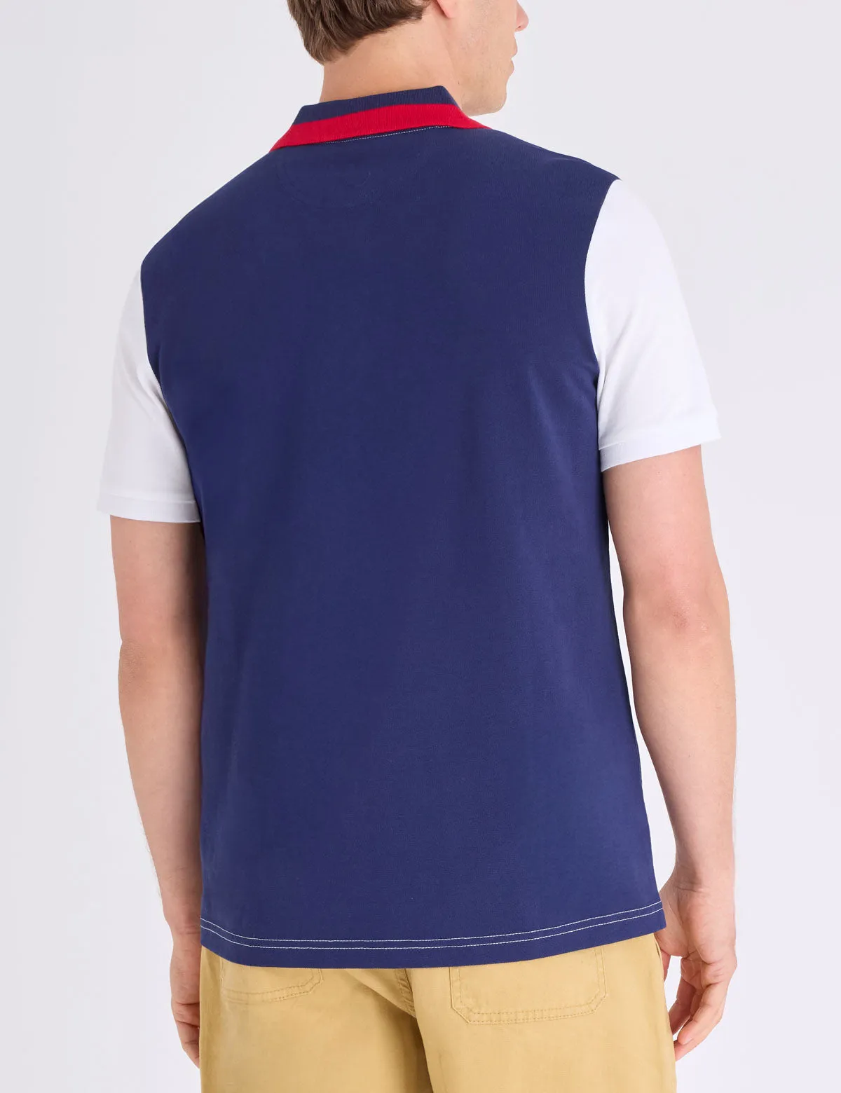 COLORBLOCK AMERICANA APPLIQUE PIQUE POLO SHIRT sold by U.S. Polo Assn. product image thumbnail 4