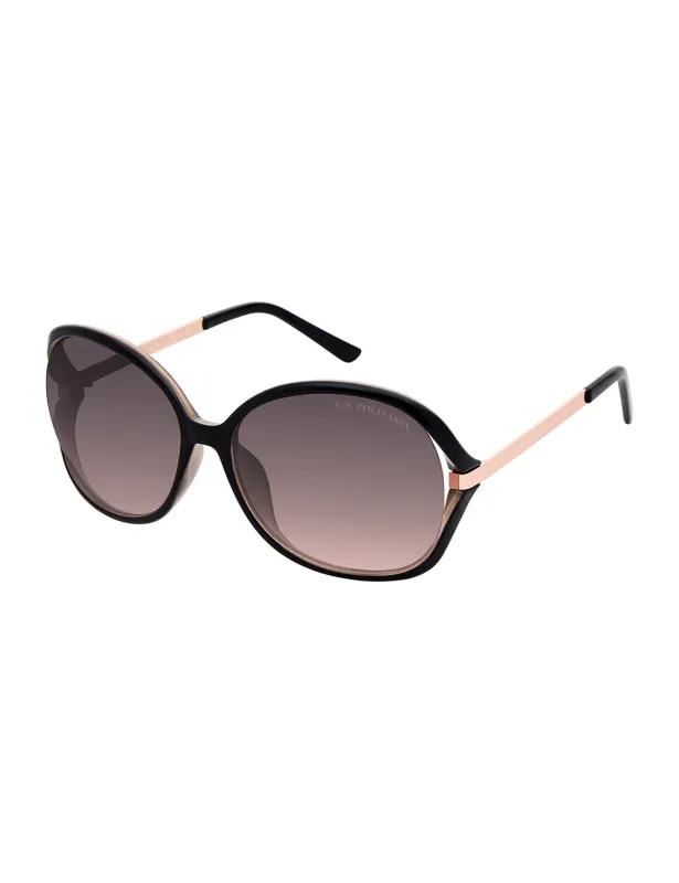 LADIES RADIANT VENTED BUTTERFLY SUNGLASSES made by U.S. Polo Assn.