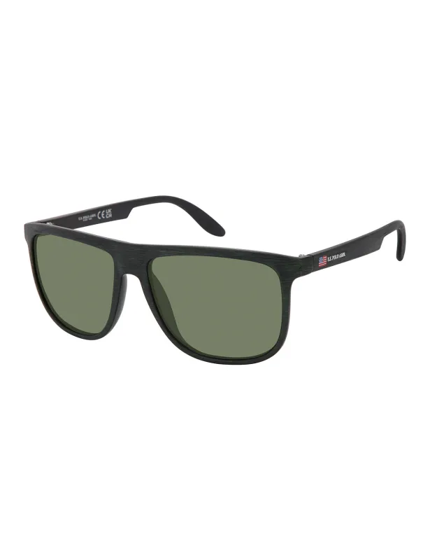 MENS FLAT-BROW SPORT SUNGLASSES made by U.S. Polo Assn.