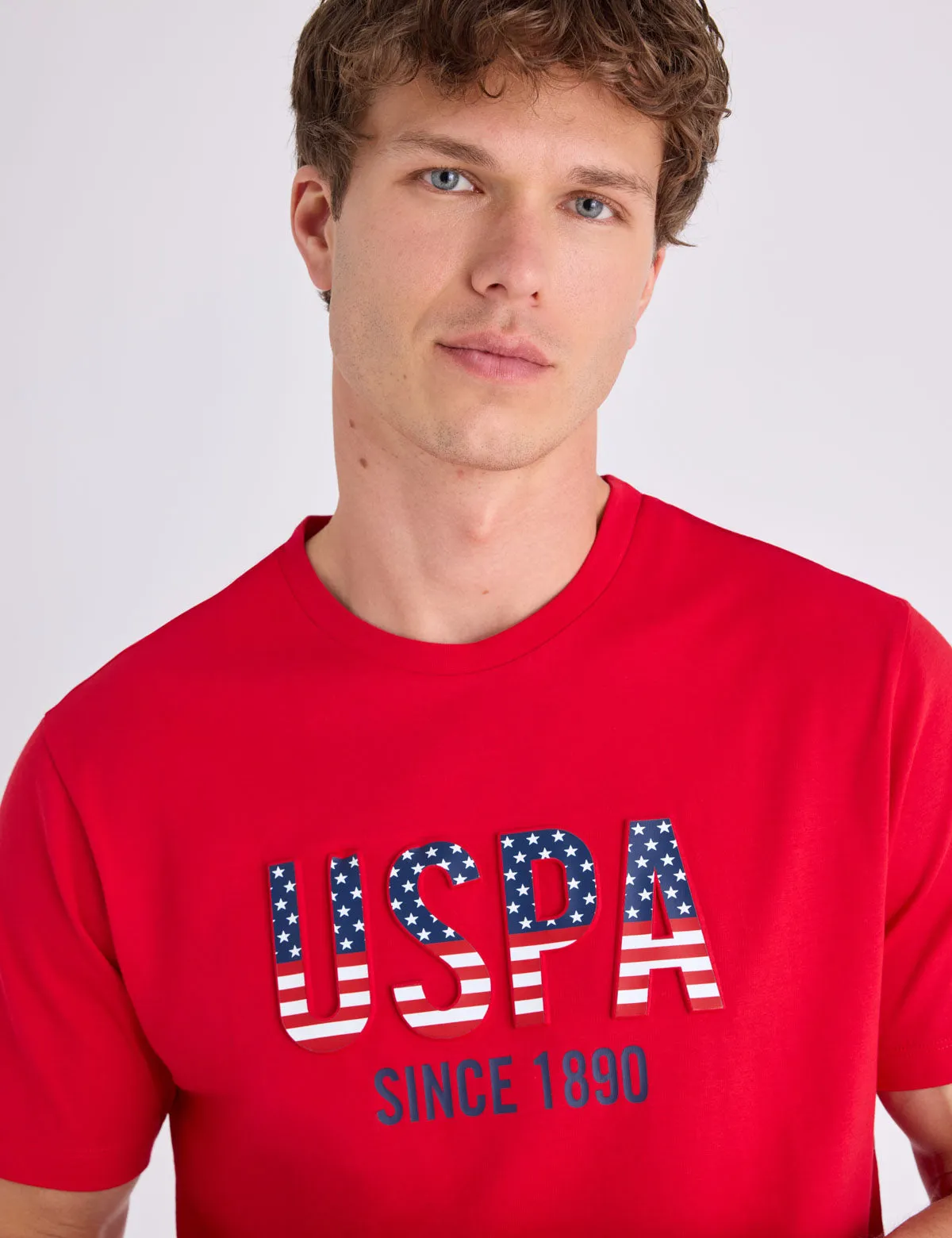 USPA EMBOSSED WORDMARK JERSEY T-SHIRT sold by U.S. Polo Assn. product image thumbnail 2