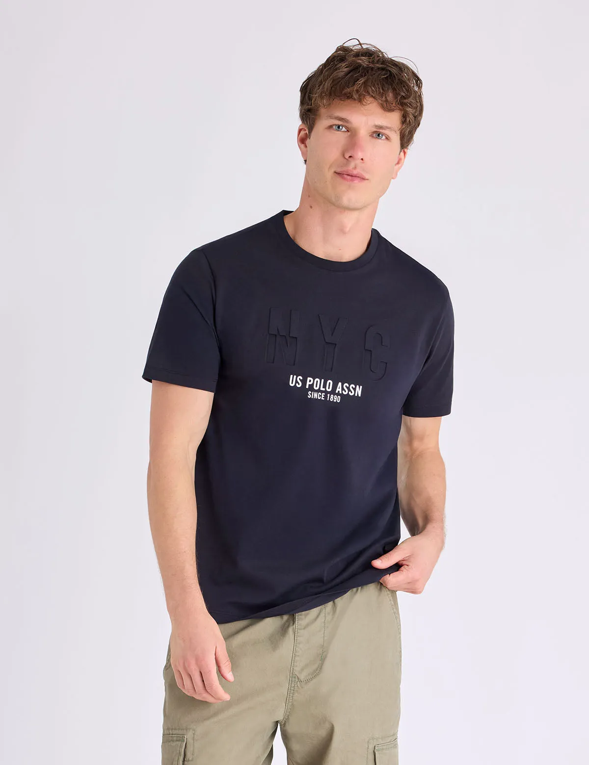 NYC WORDMARK PRINTED GRAPHIC T-SHIRT sold by U.S. Polo Assn. product image thumbnail 5