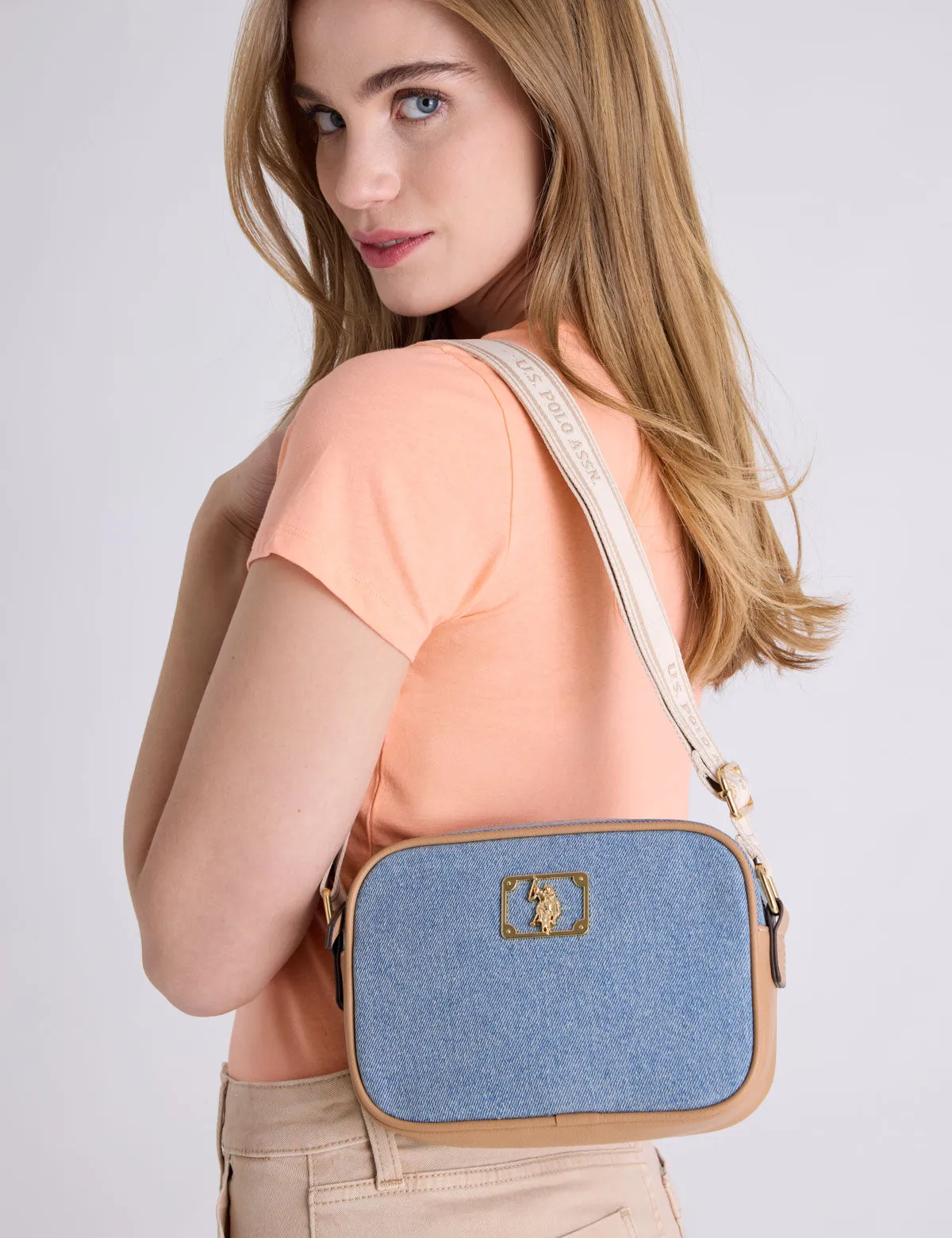 DENIM CROSSBODY BAG sold by U.S. Polo Assn.