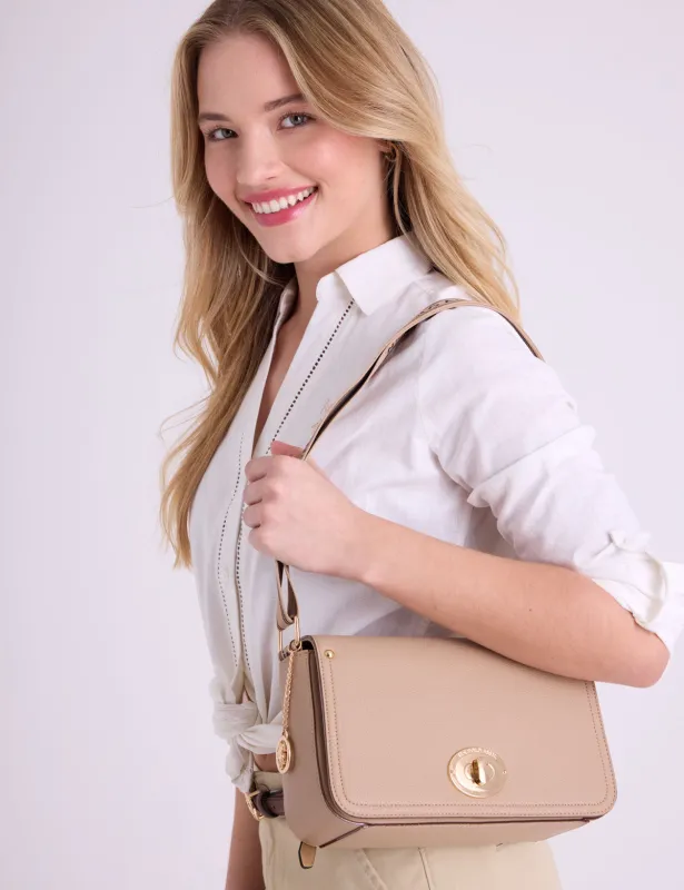 DECORATIVE TURNLOCK SHOULDER BAG made by U.S. Polo Assn.
