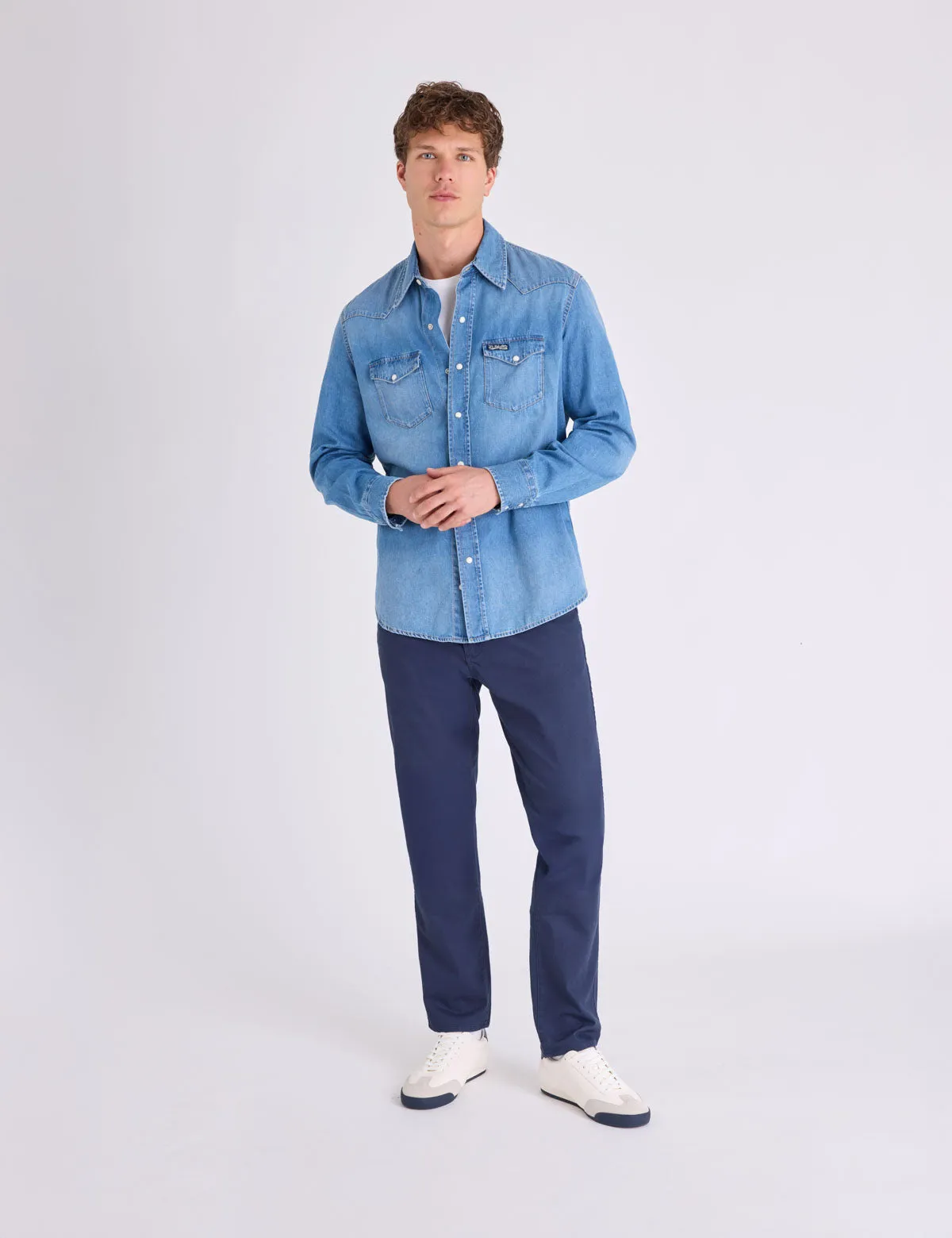 LONG SLEEVE WESTERN DENIM SHIRT sold by U.S. Polo Assn. product image thumbnail 2