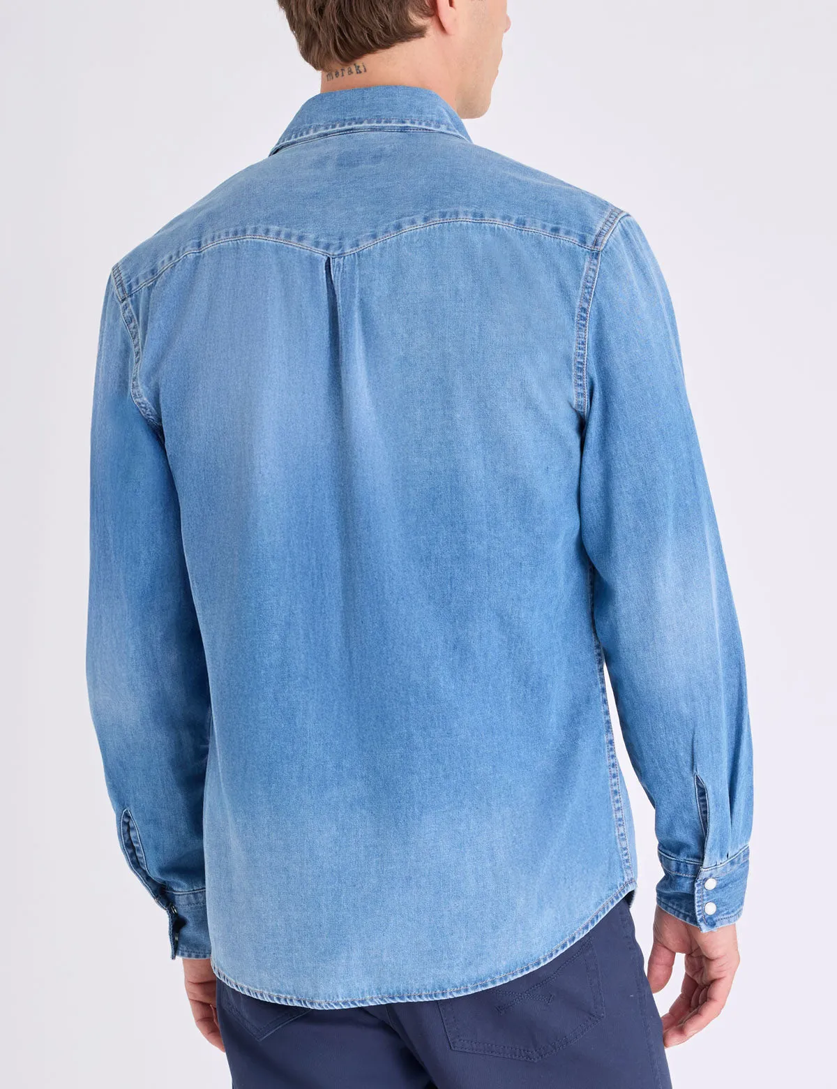 LONG SLEEVE WESTERN DENIM SHIRT sold by U.S. Polo Assn. product image thumbnail 5