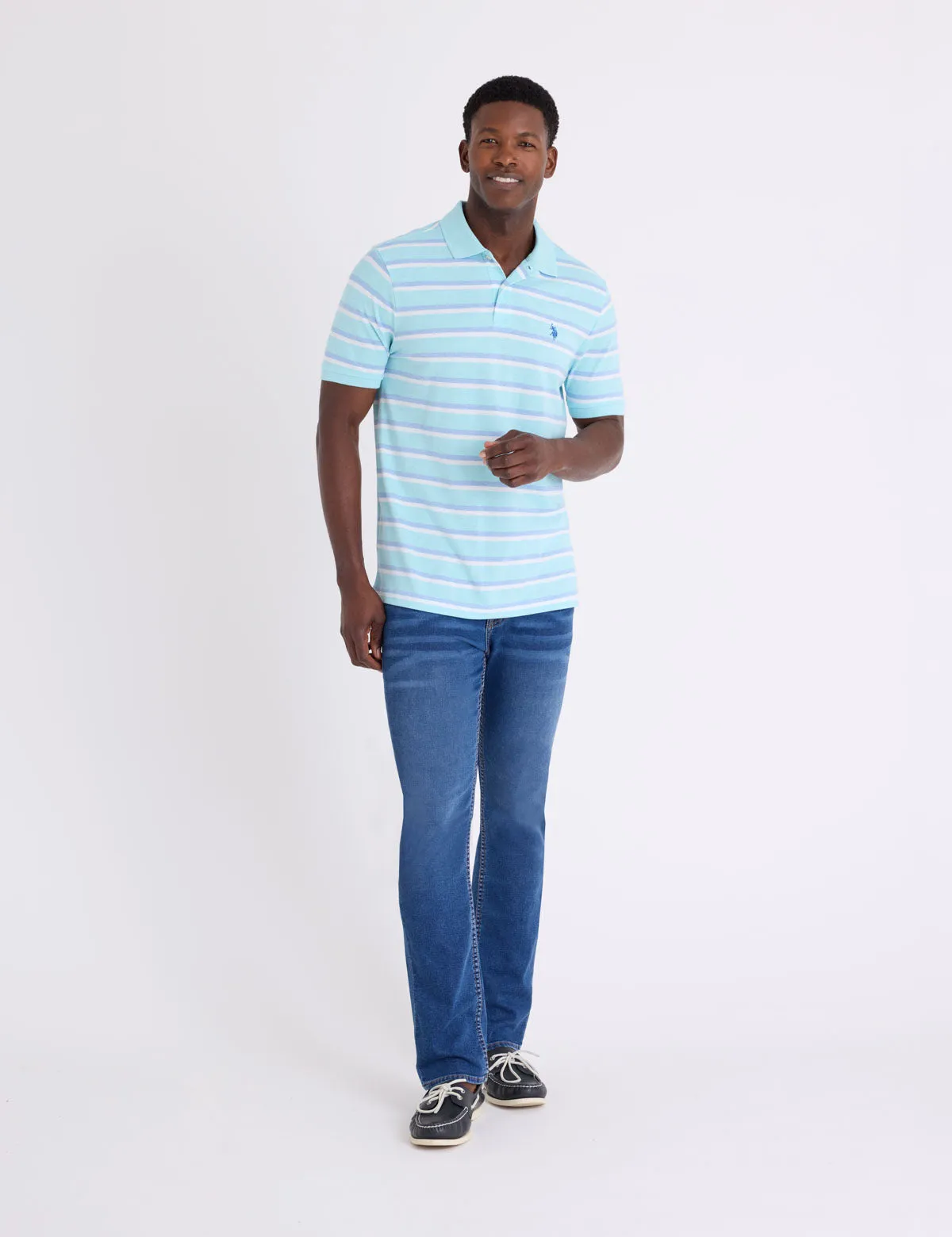 JACQUARD POLO SHIRT sold by U.S. Polo Assn. product image thumbnail 2