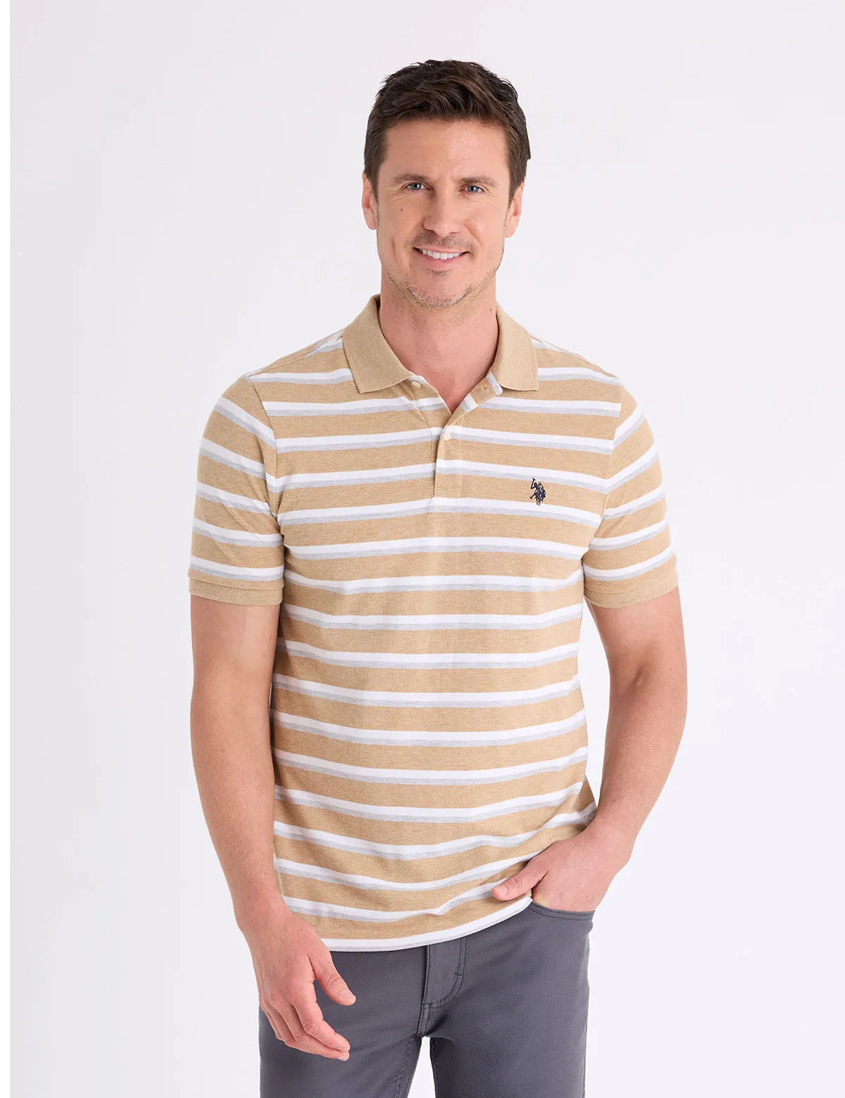 JACQUARD POLO SHIRT sold by U.S. Polo Assn. product image thumbnail 5