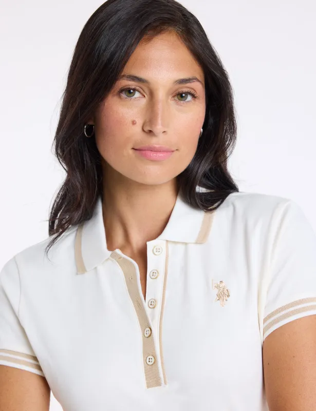 ENAMEL BUTTON TIPPED POLO SHIRT made by U.S. Polo Assn.