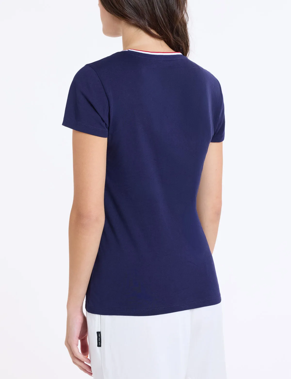 SIGNATURE STRIPE ARCH WORDMARK T-SHIRT sold by U.S. Polo Assn. product image thumbnail 5